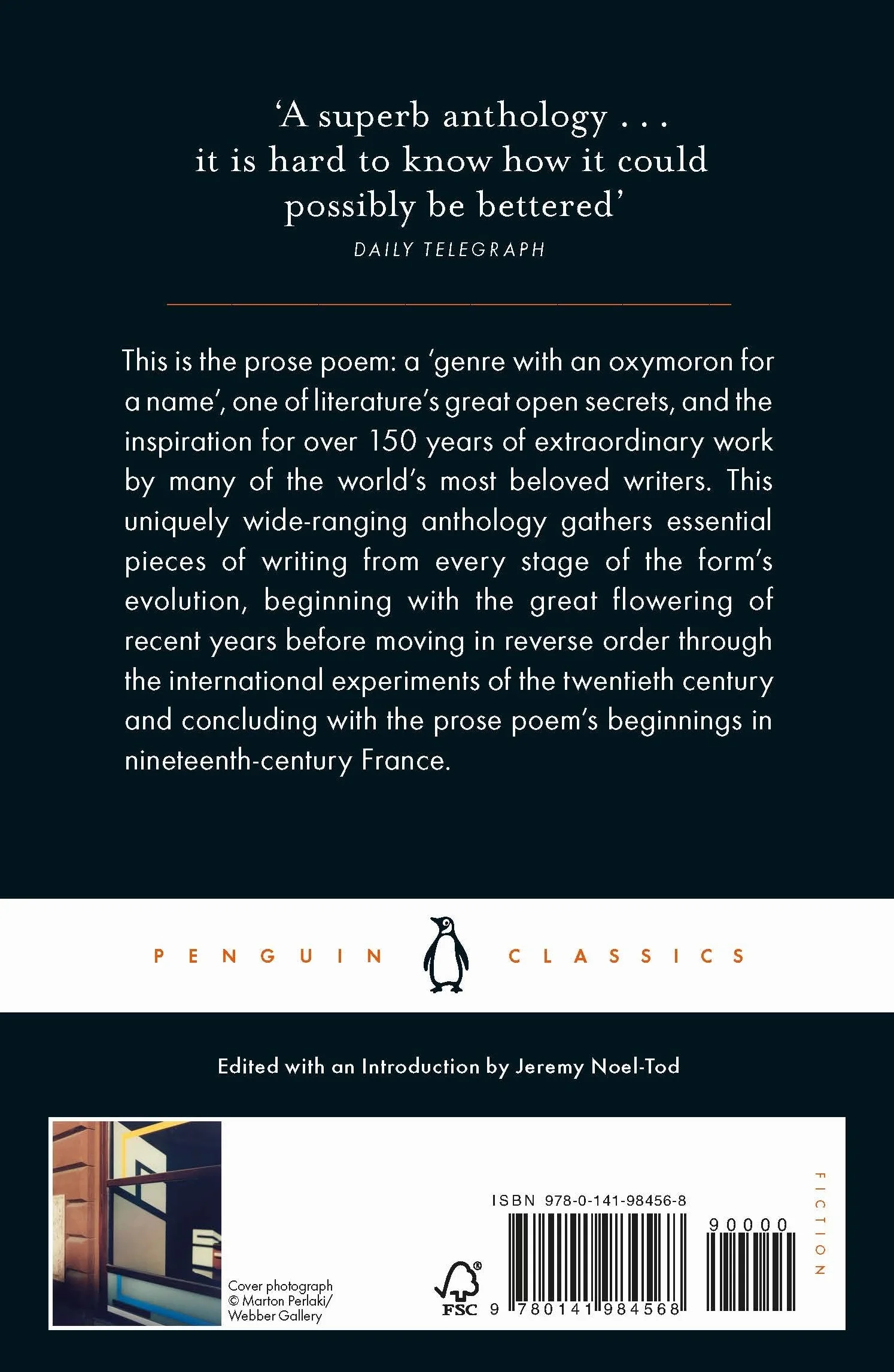 The Penguin Book of the Prose Poem: From Baudelaire to Anne Carson