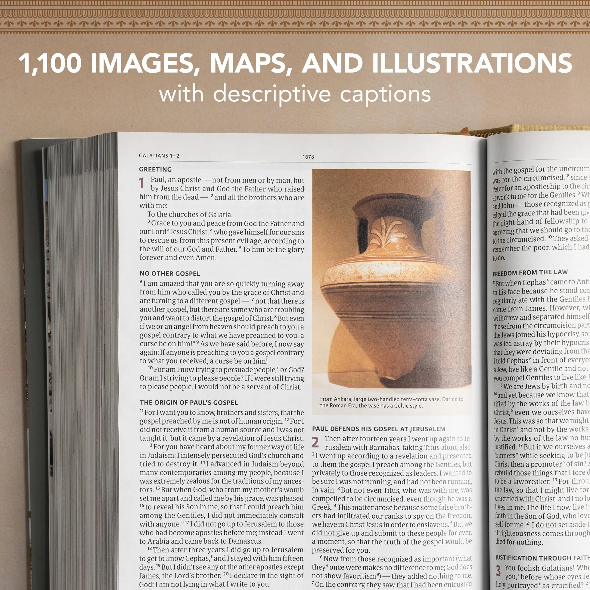 CSB Holy Land Illustrated Bible, Hardcover: A Visual Exploration of the People, Places, and Things of Scripture