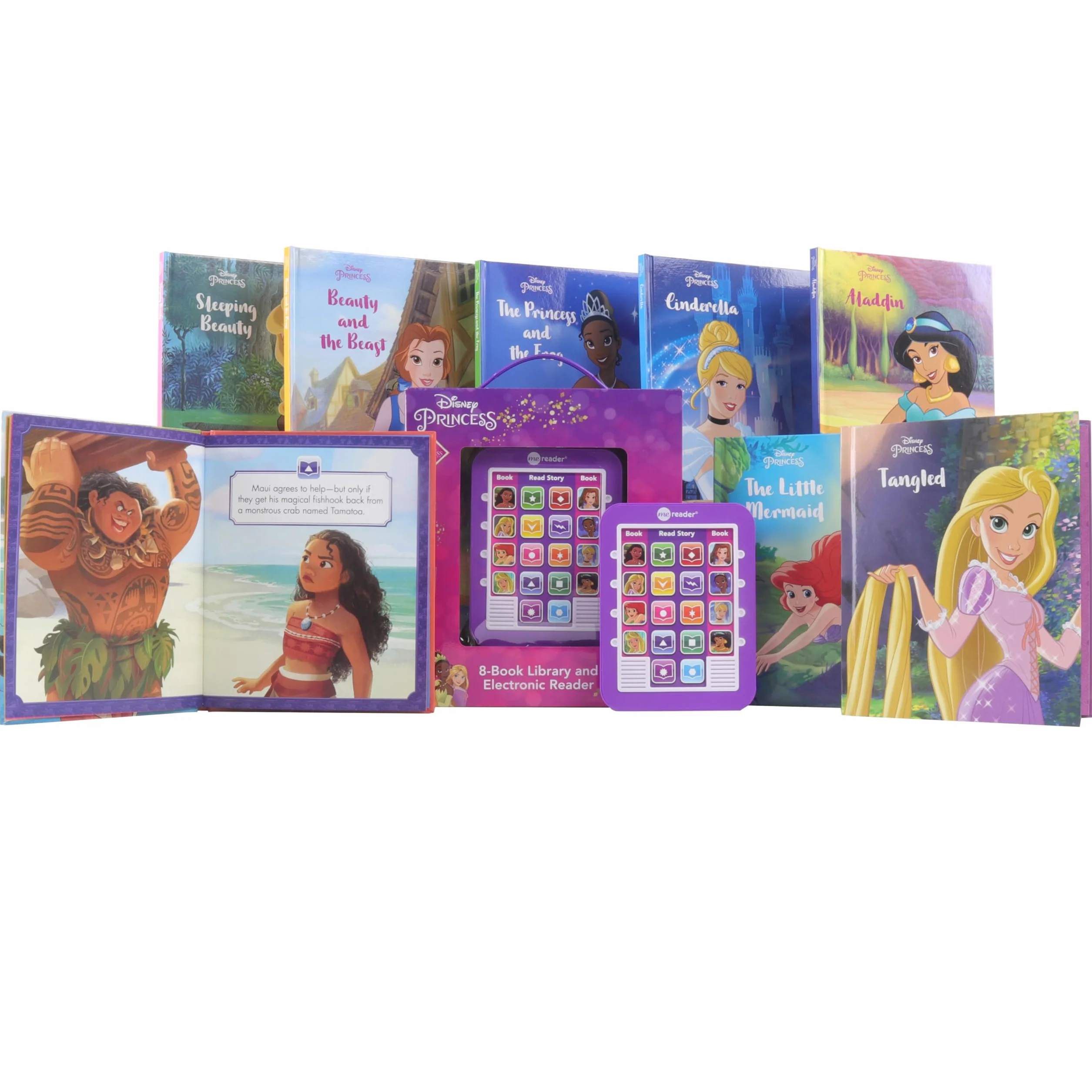 Disney Princess: Me Reader 8-Book Library and Electronic Reader Sound Book Set
