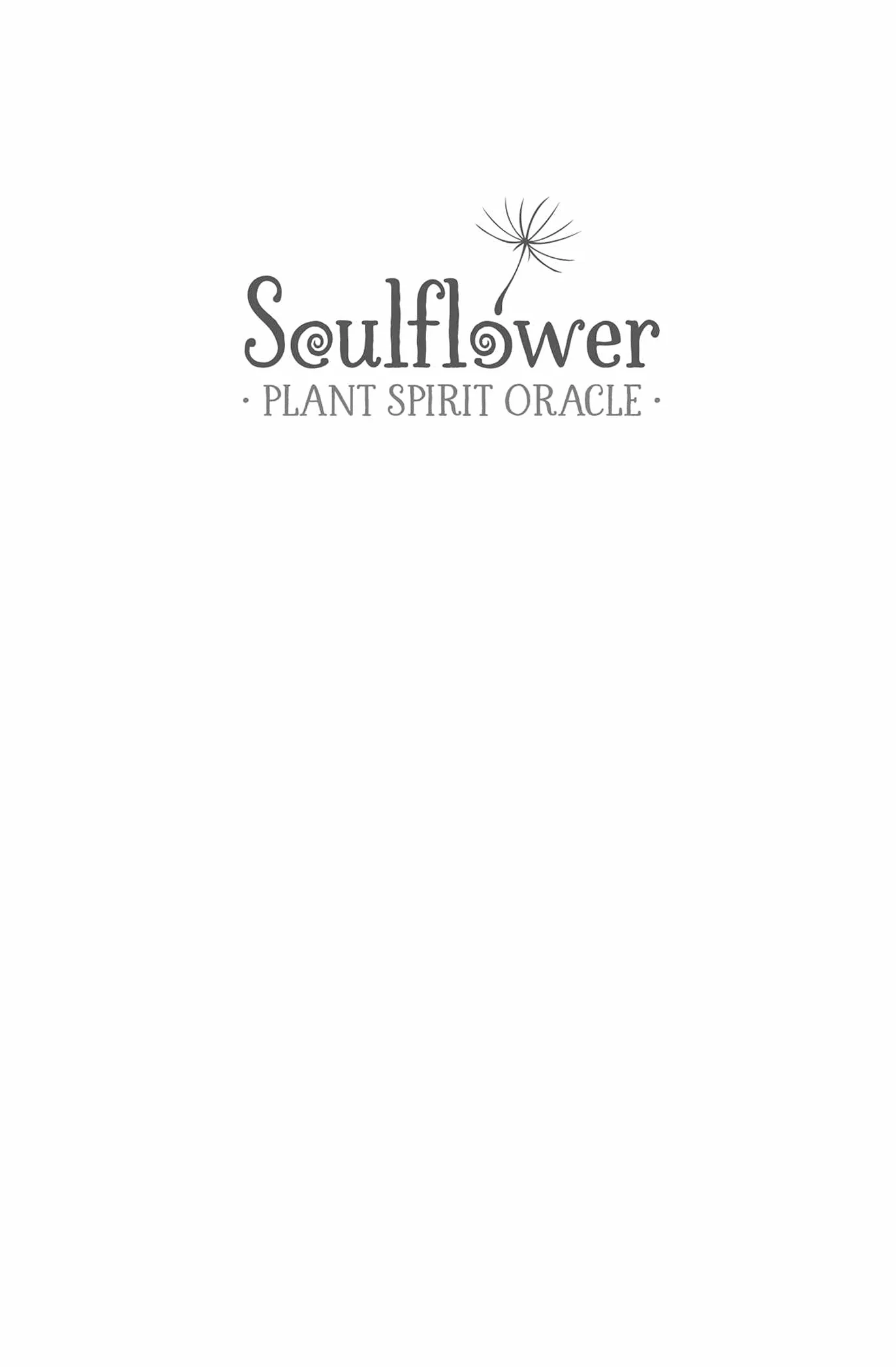 Soulflower Plant Spirit Oracle: 44-Card Deck and Guidebook
