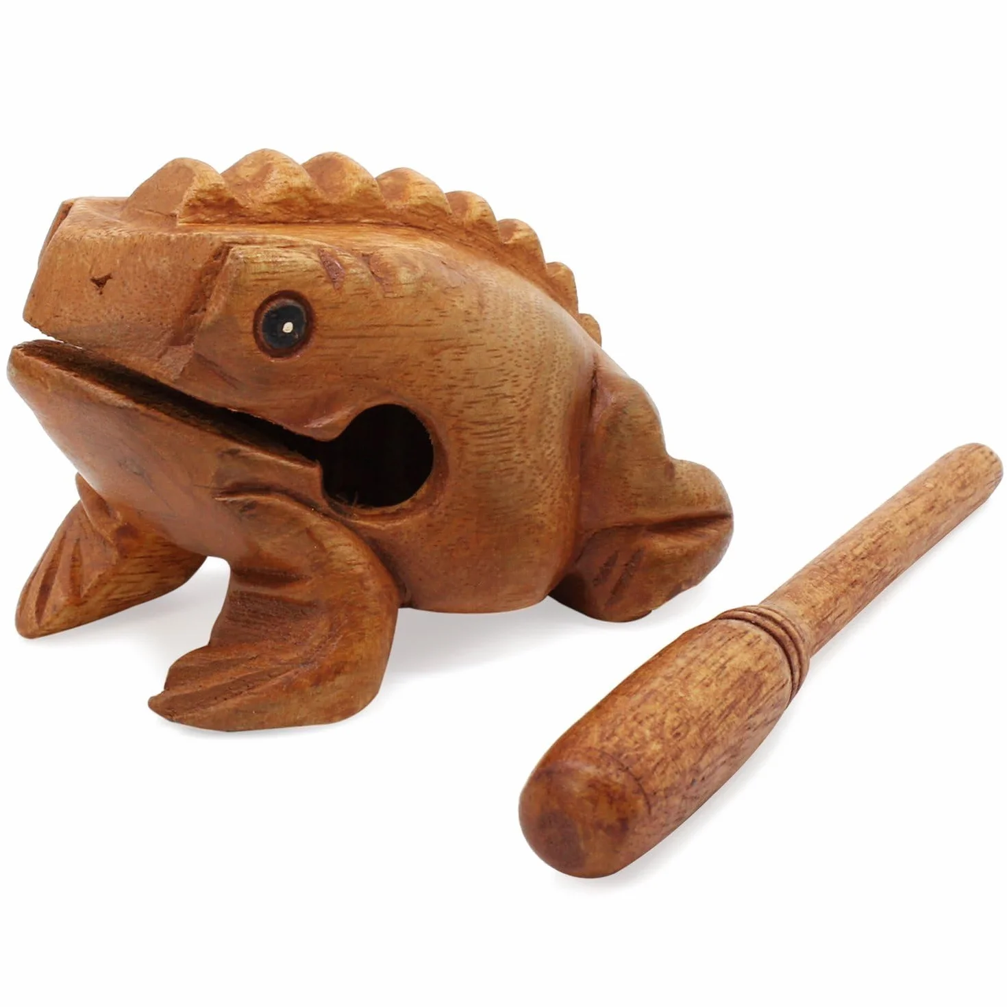 Drewniany instrument muzyczny żaba Croaking zabawka Güiro instrument perkusyjny dla dorosłych, grupy