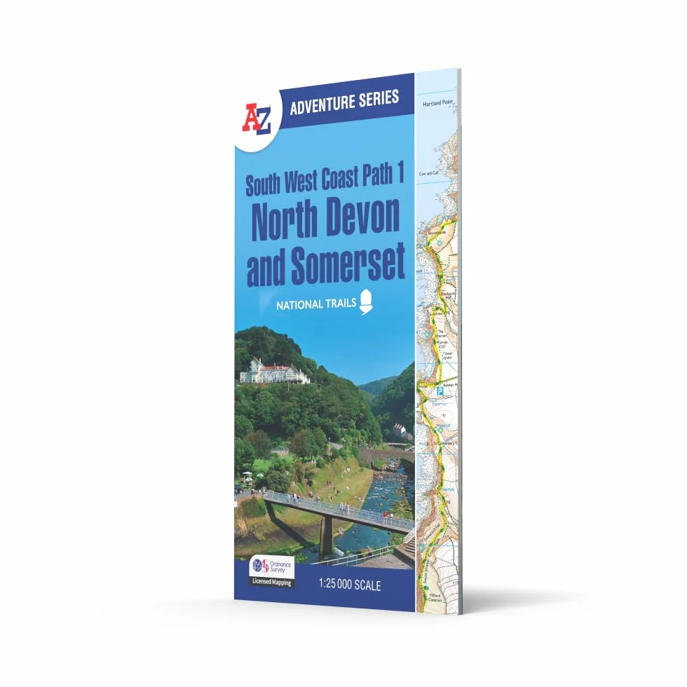 South West Coast Path 1 – North Devon & Somerset: with Ordnance Survey mapping