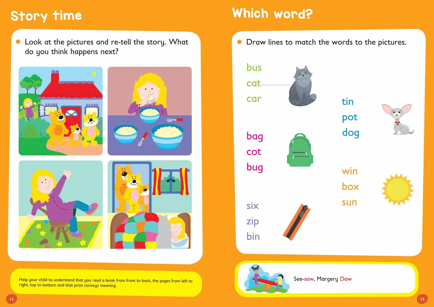 Reading and Rhyme Ages 3-5: Ideal for home learning