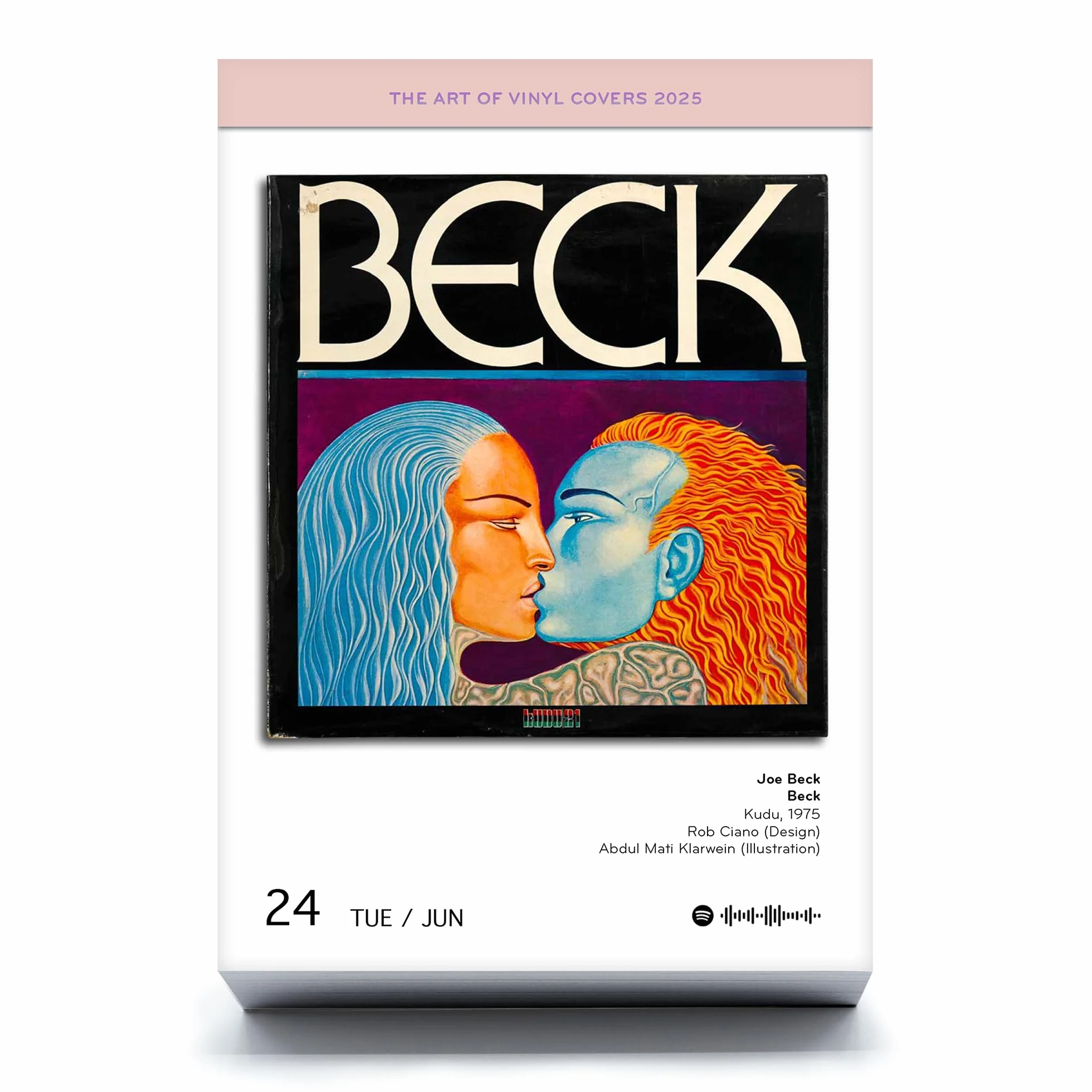 The Art of Vinyl Covers 2025: Tagesabreißkalender mit 365 legendären Vinyl Covern aus über 6 Jahrzehnten. Zusätzlich mit praktischen Spotify Codes.: 8