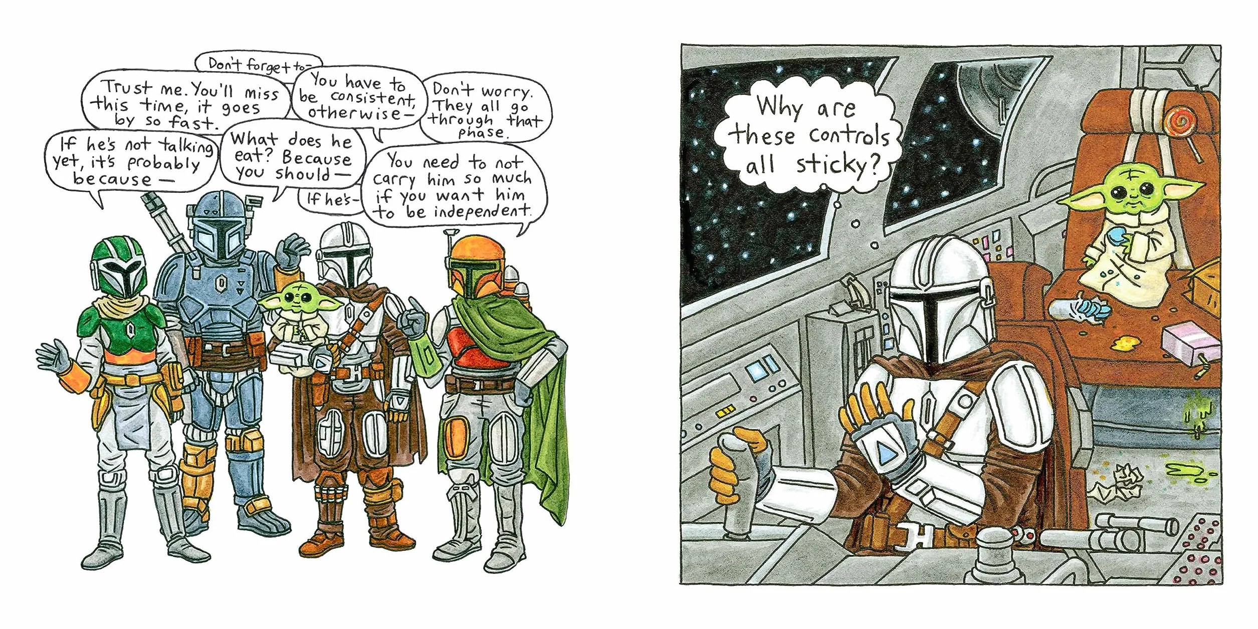 The Mandalorian and Child