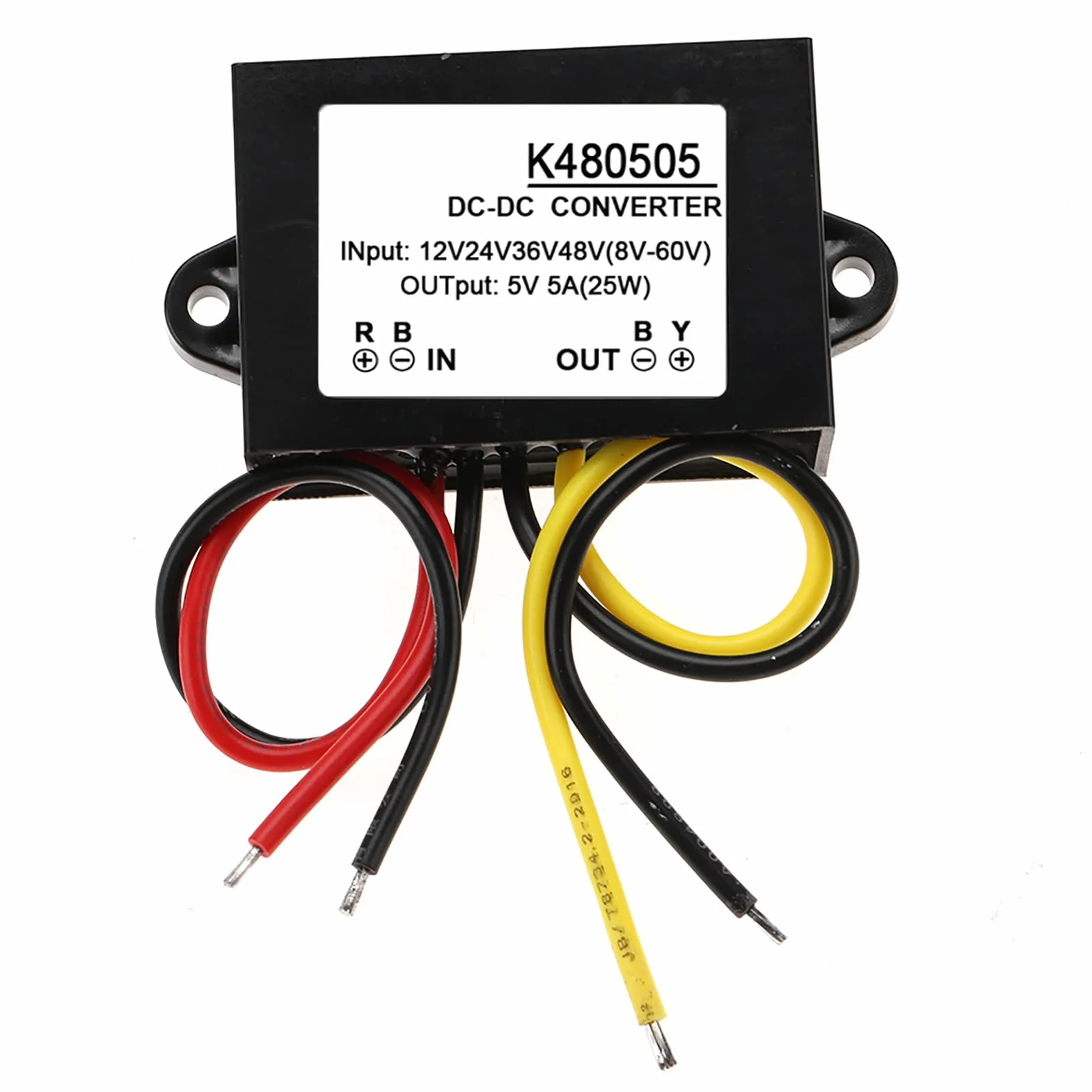 DC-DC zasilacz obniżający napięcie 12V/24V/36V/48V do 5V 5A zasilacz obniżający napięcie