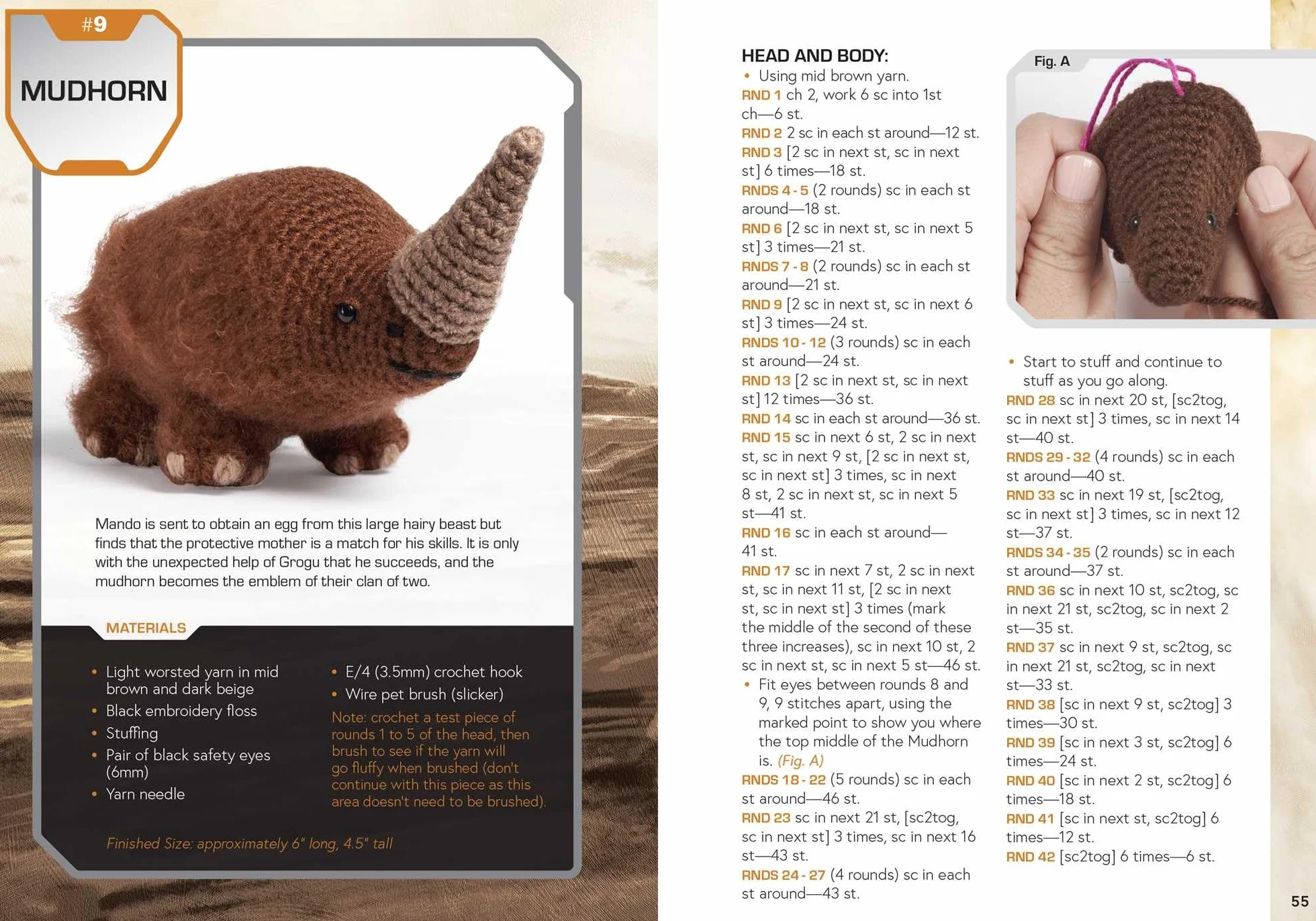 Star Wars The Mandalorian Crochet