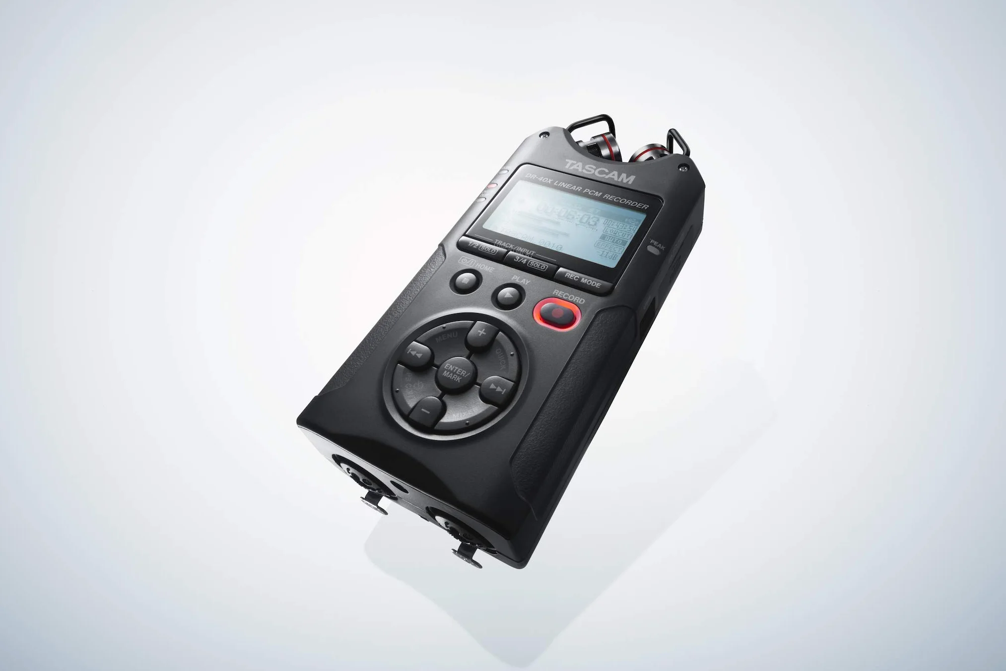 Tascam Przenośny czterościeżkowy rejestrator dźwięku DR-40X i interfejs USB