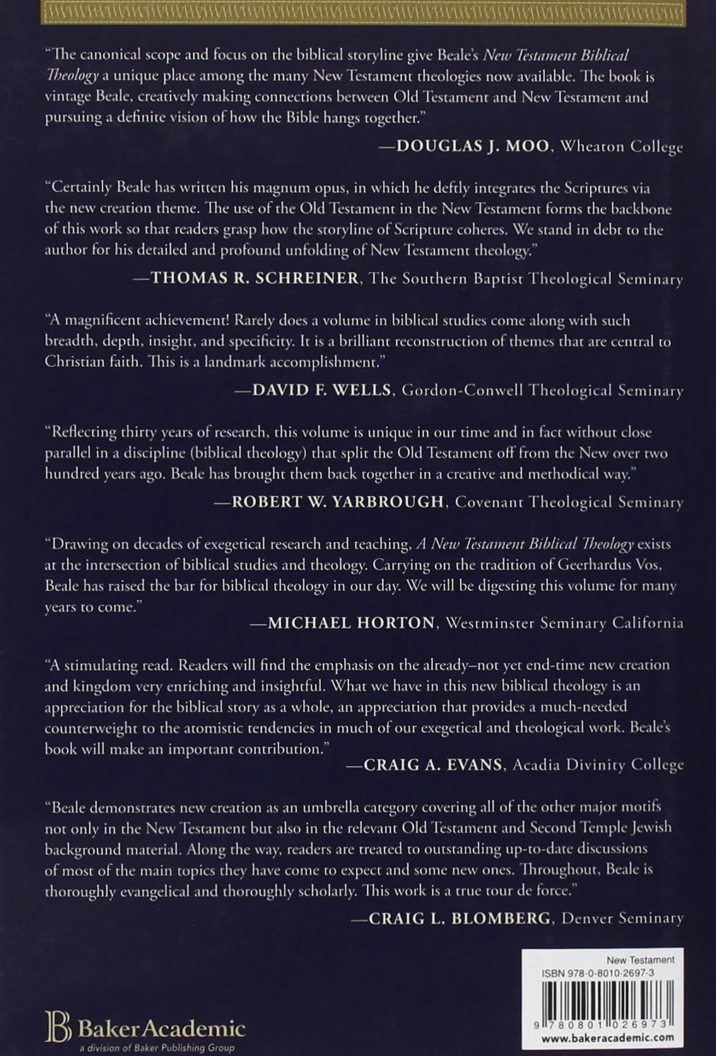 A New Testament Biblical Theology: The Unfolding of the Old Testament in the New