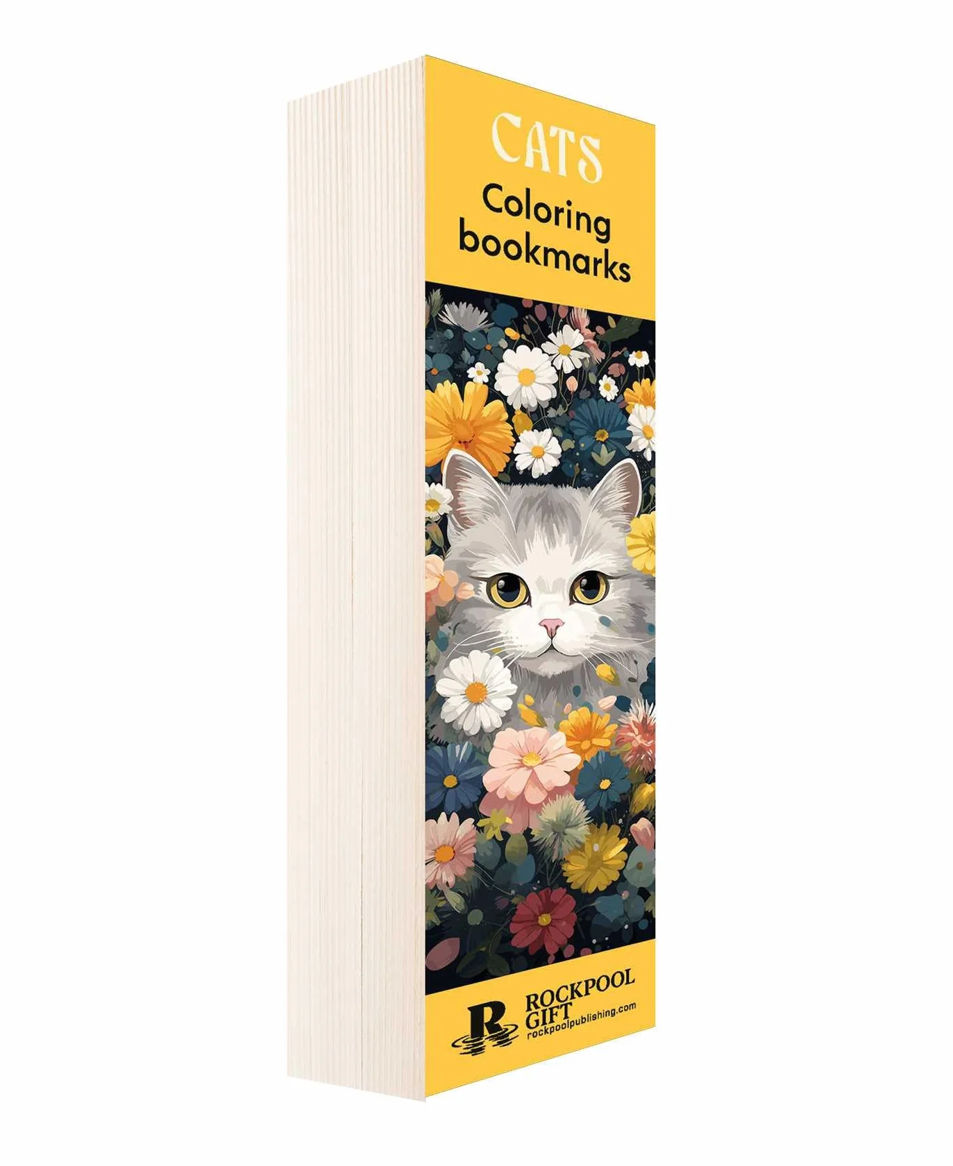 Cats Coloring Bookmarks