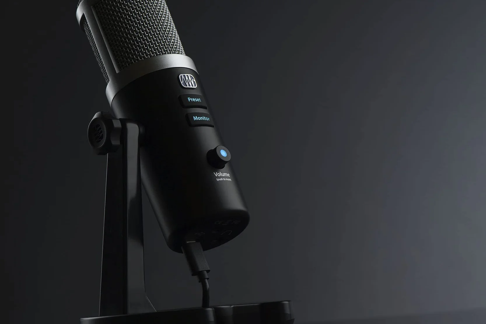 PreSonus Revelator mikrofon pojemnościowy USB z pakietem oprogramowania do podcastów, nagrywania, strumieniowania, z wbudowanymi efektami głosowymi i mieszaczem pętlowym do gier, rozmów kwalifikacyjnych przez Skype, Discord, Zoom