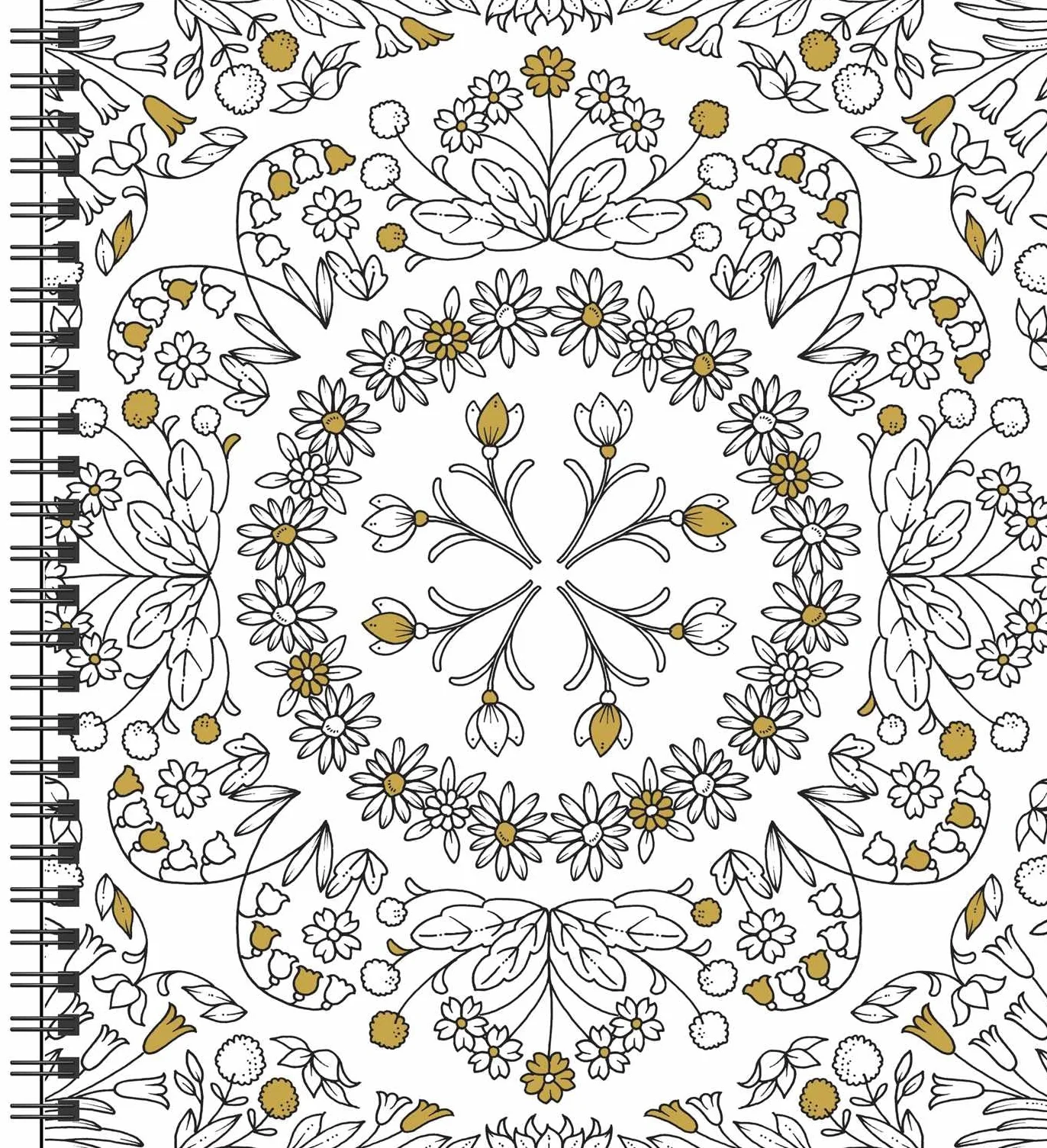 Johanna Basford 2027 Weekly Coloring Calendar