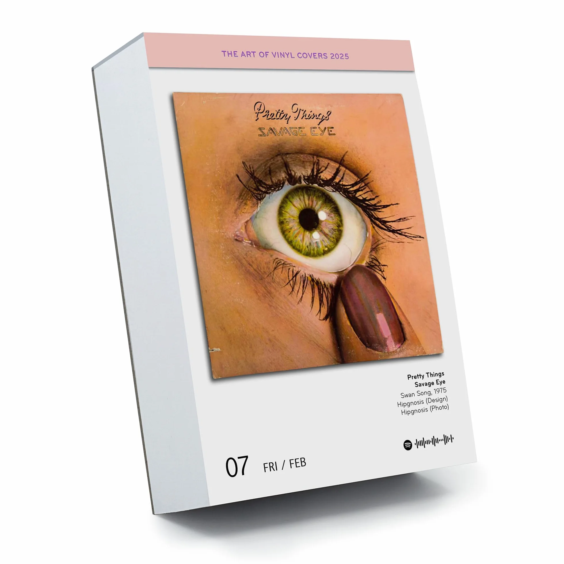 The Art of Vinyl Covers 2025: Tagesabreißkalender mit 365 legendären Vinyl Covern aus über 6 Jahrzehnten. Zusätzlich mit praktischen Spotify Codes.: 8