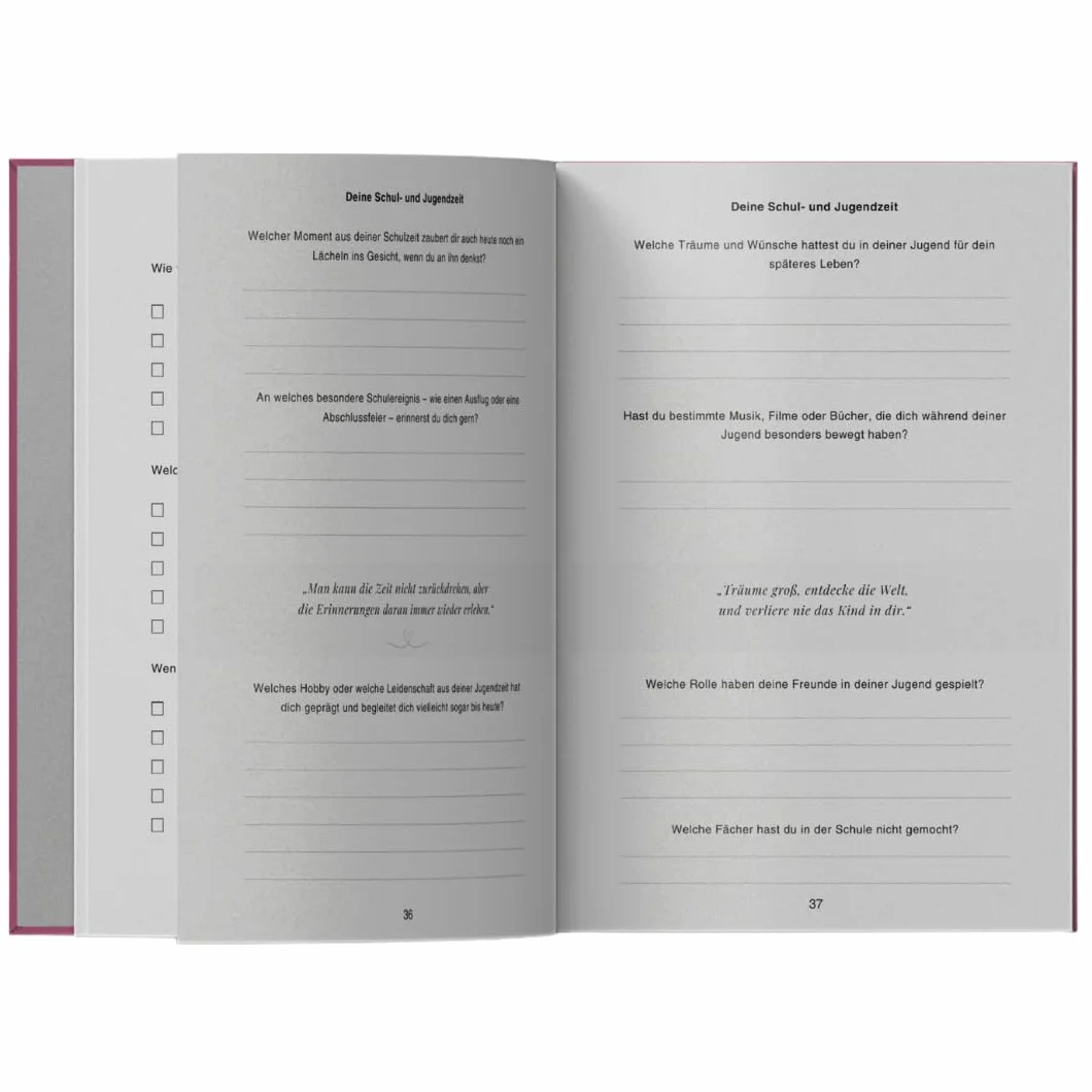 Oma, erzähl mir deine Geschichte: Das Erinnerungsbuch zum Ausfüllen | Ein persönliches und besonderes Geschenk für Großmütter – zum Verschenken und Zurückbekommen