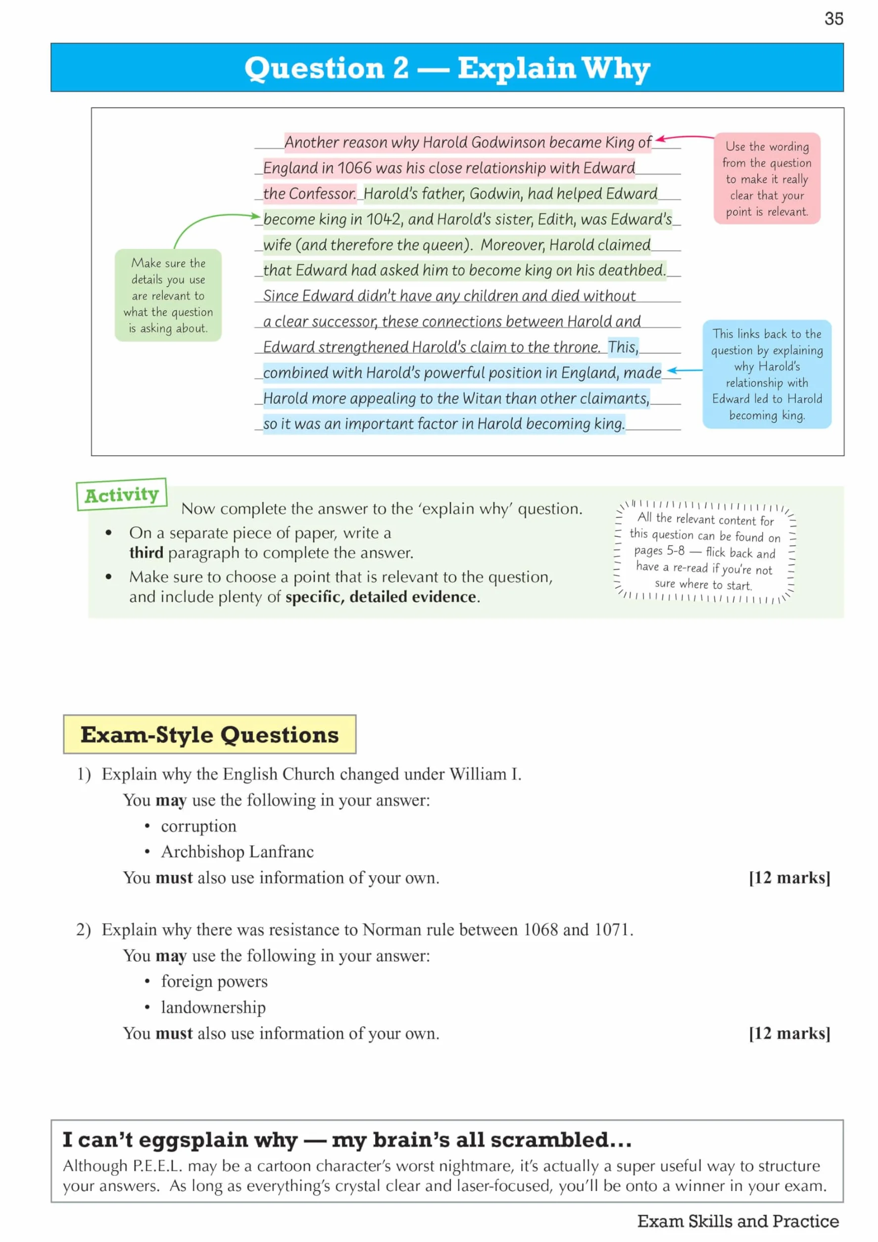 New GCSE History Edexcel Revision & Exam Practice - Anglo-Saxon and Norman England, c1060-1088