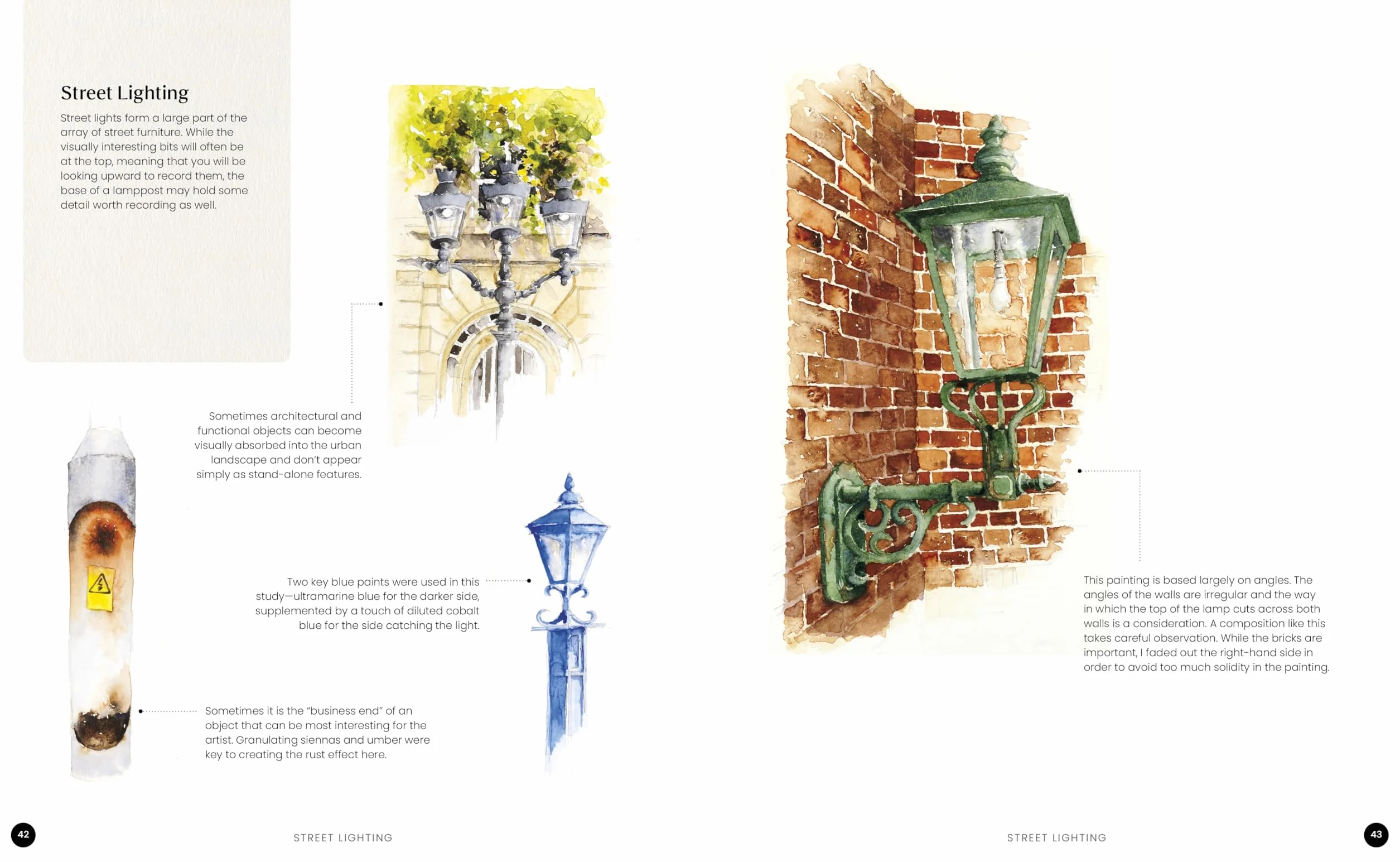 Watercolor Artist's Index of the Urban Landscape: A Field Trip of Features and How to Paint Them