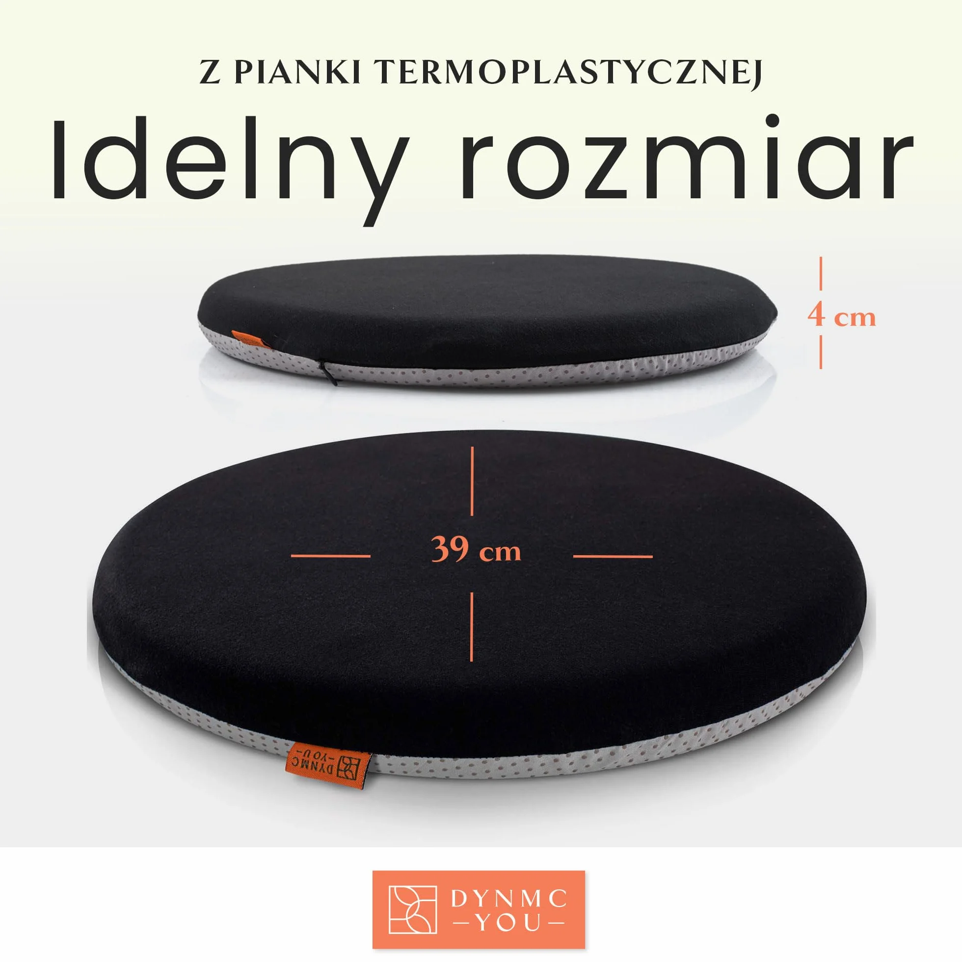 MC004 MC005_Round (Czarny okrągły zestaw 2 szt)