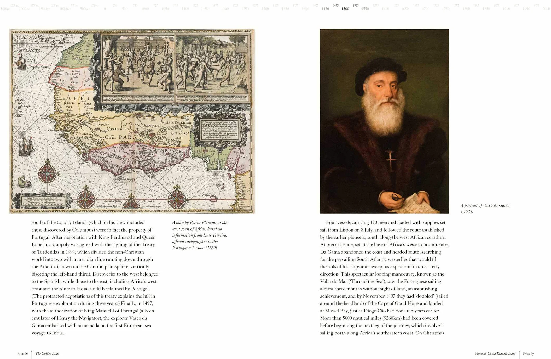 The Golden Atlas: The Greatest Explorations, Quests and Discoveries on Maps