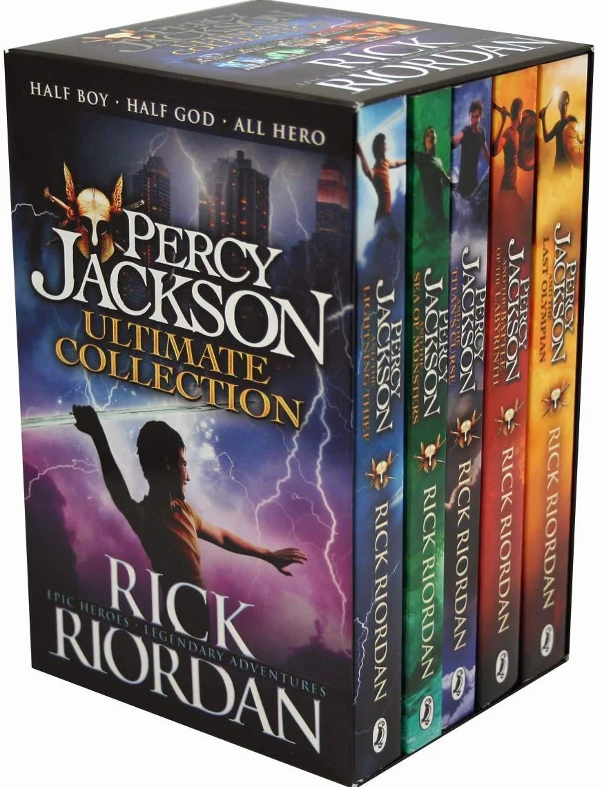 Percy Jackson & the Olympians 5 Children Books Collection Box Set (The Lightning Thief, The Last Olympian, The Titan's Curse, The Sea of Monsters, The Battle of the Labyrinth)