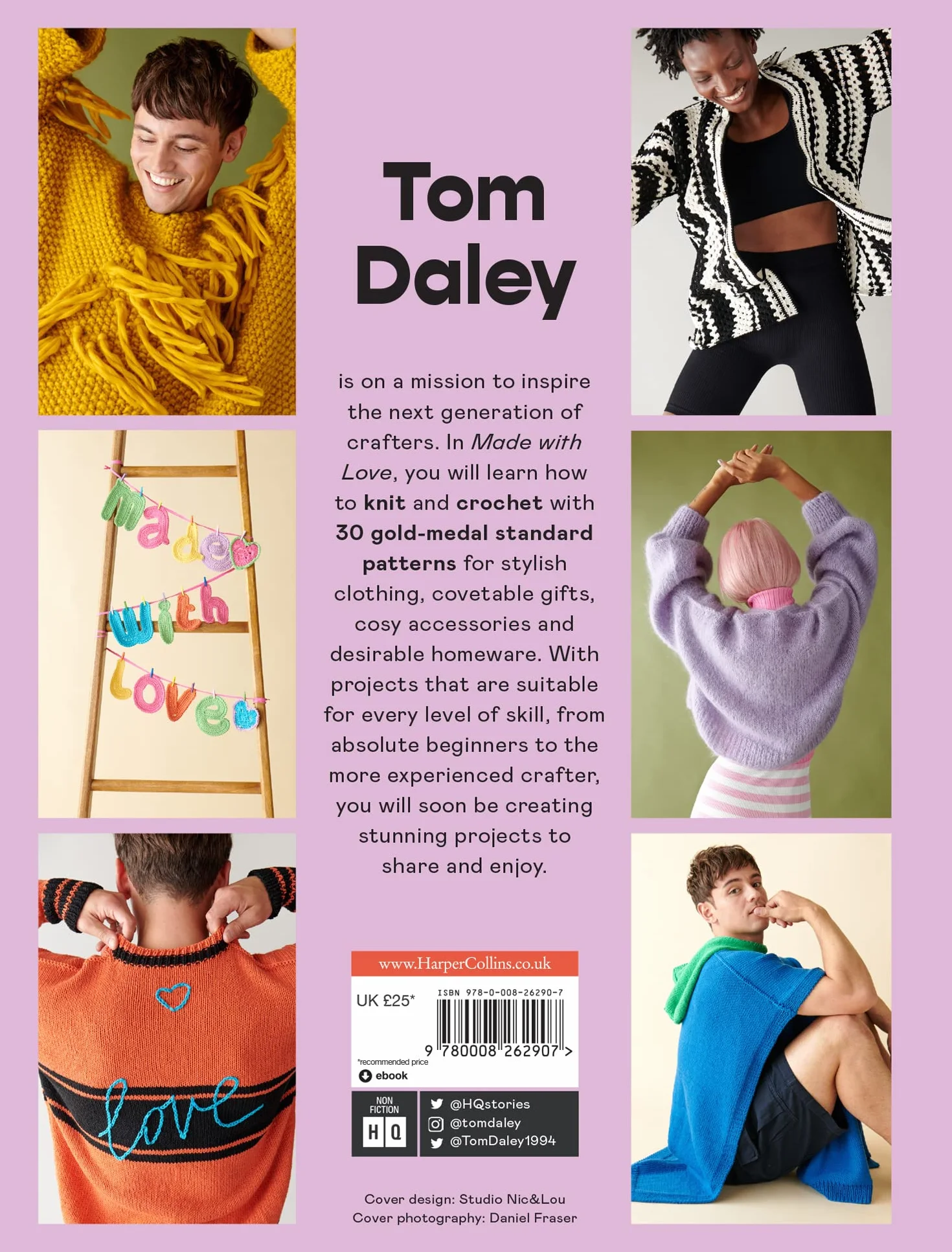 Made with Love: Learn to knit and crochet with this step-by-step guide from award-winning Olympic diver and British sports personality