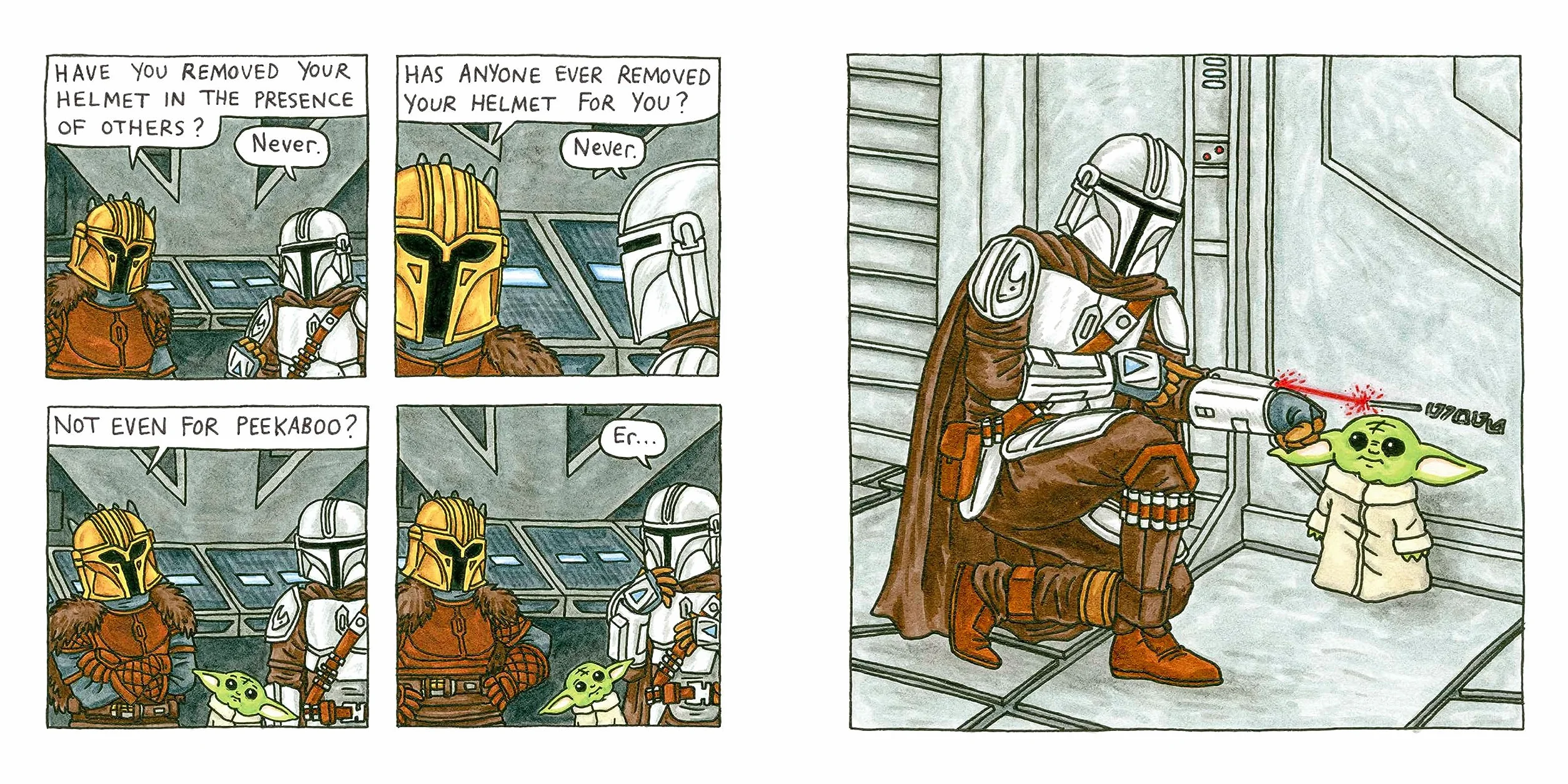 The Mandalorian and Child