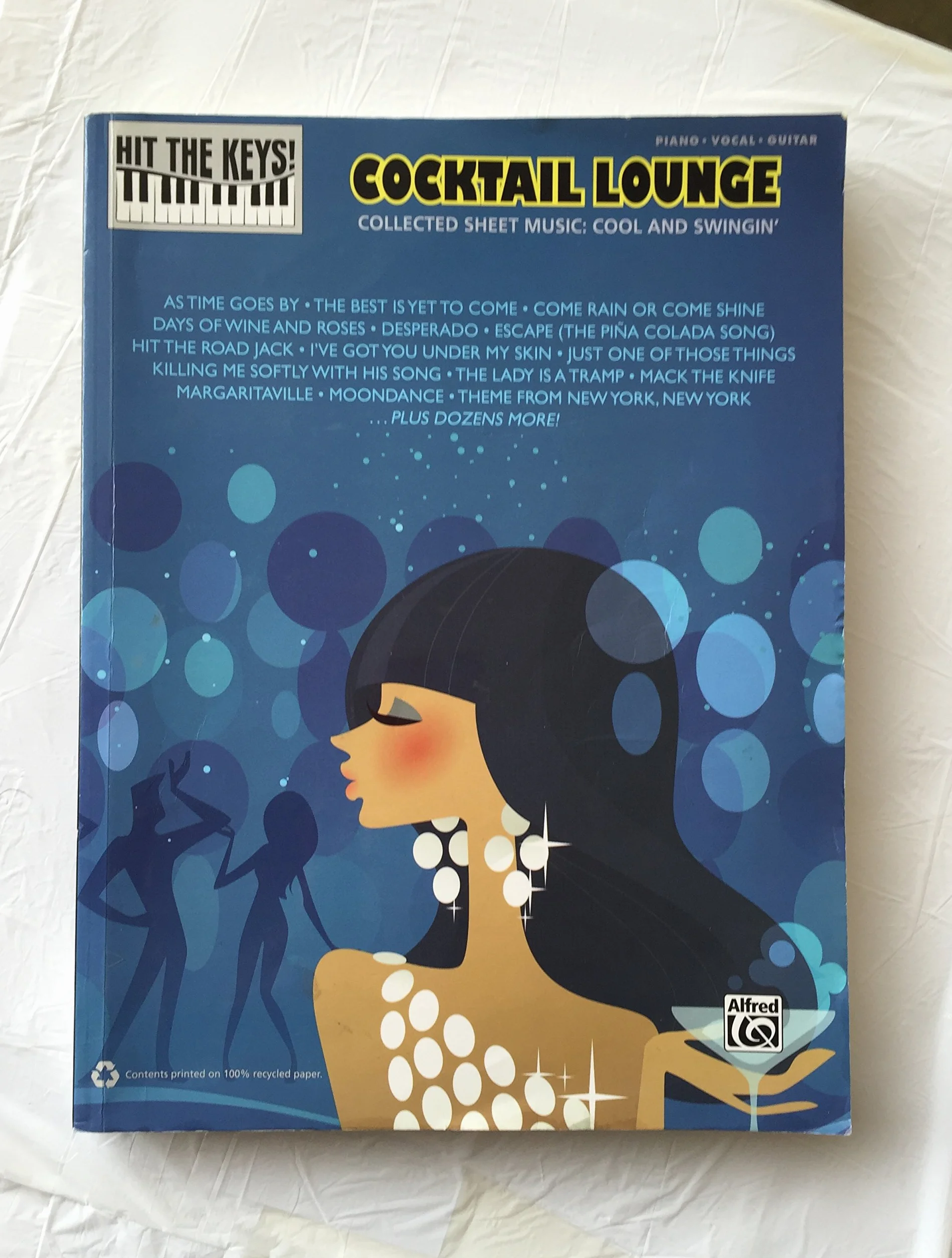 Cocktail lounge piano, voix, guitare: Piano/Vocal/Guitar