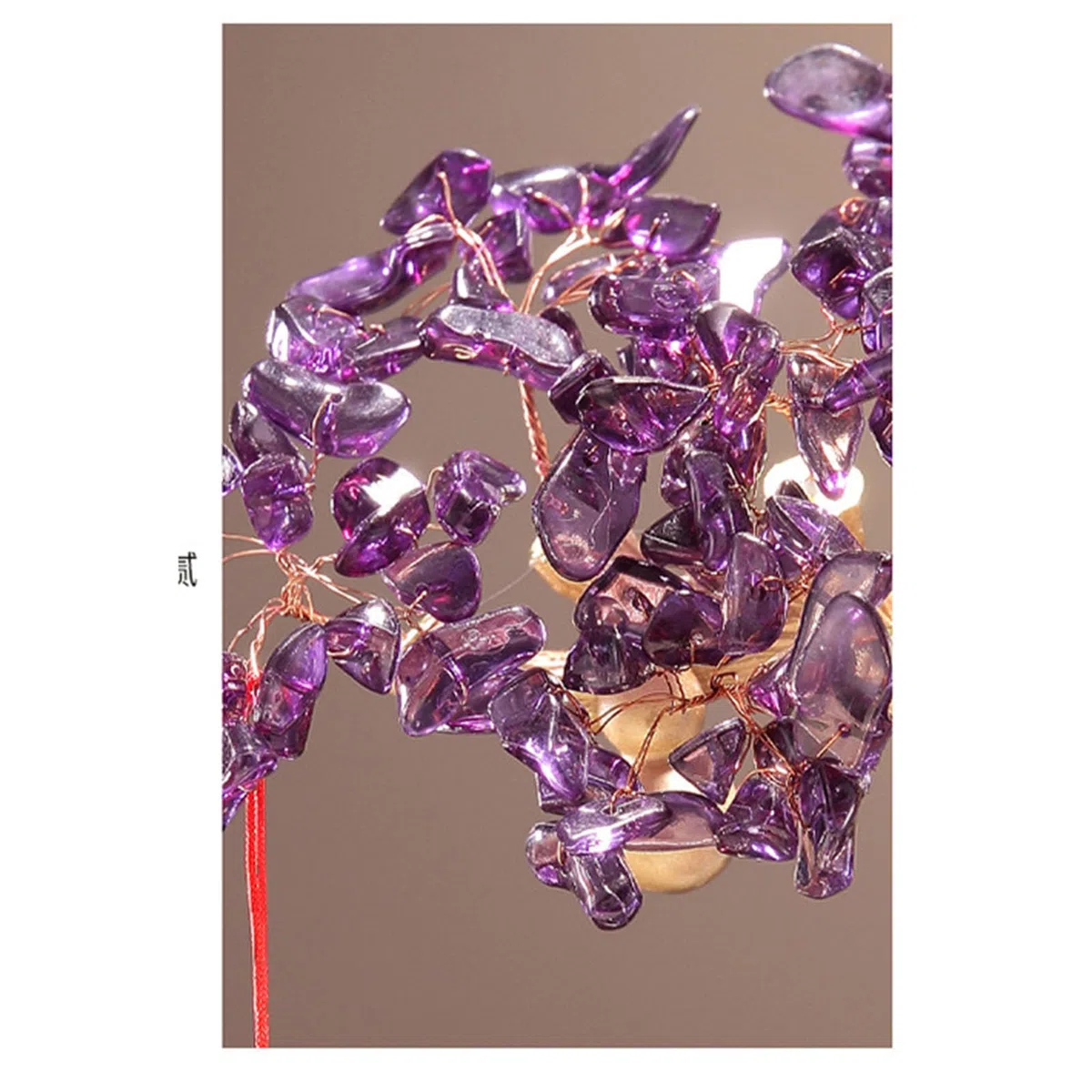 Tradycyjna chińska tykwa Wu Lou, dekoracja ceramiczna Feng Shui zapewniająca bogactwo, zdrowie, sukces, biuro w domu, amulet powodzenia, prezent dla przyjaciół rodziny,Purple,S