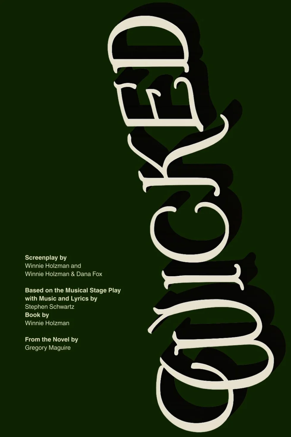Wicked: Screenplay