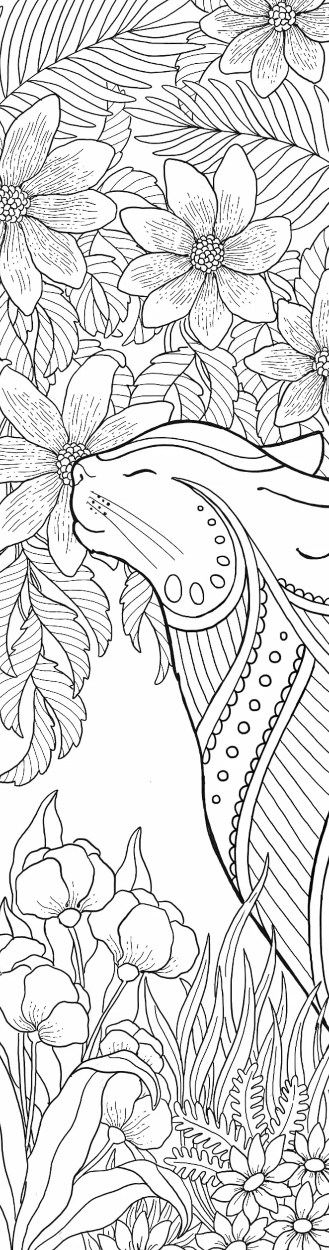 Cats Coloring Bookmarks