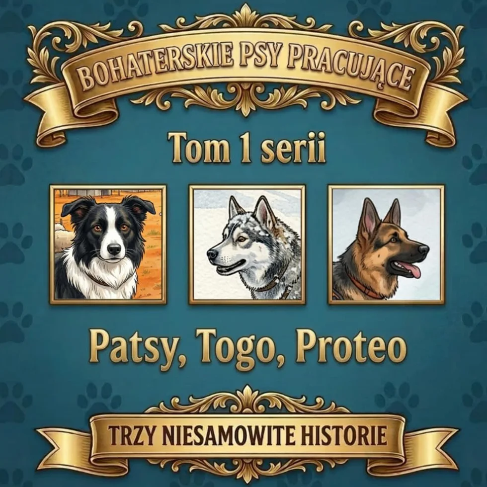 BOHATERSKIE PSY PRACUJĄCE: Trzy niesamowite historie: Patsy, Togo, Proteo. (tom 1 serii)