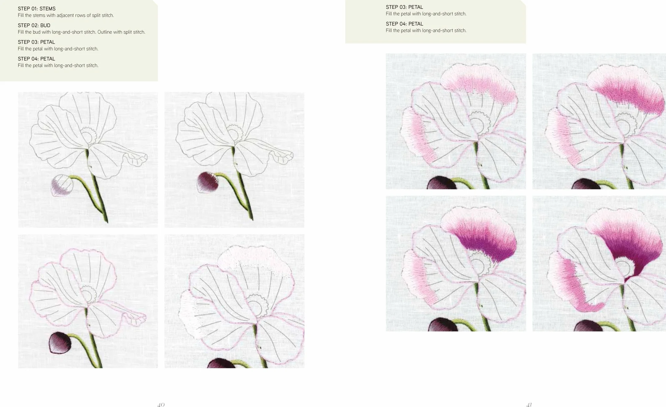 The Kew Book of Embroidered Flowers: 11 Inspiring Projects with Reusable Iron-On Transfers