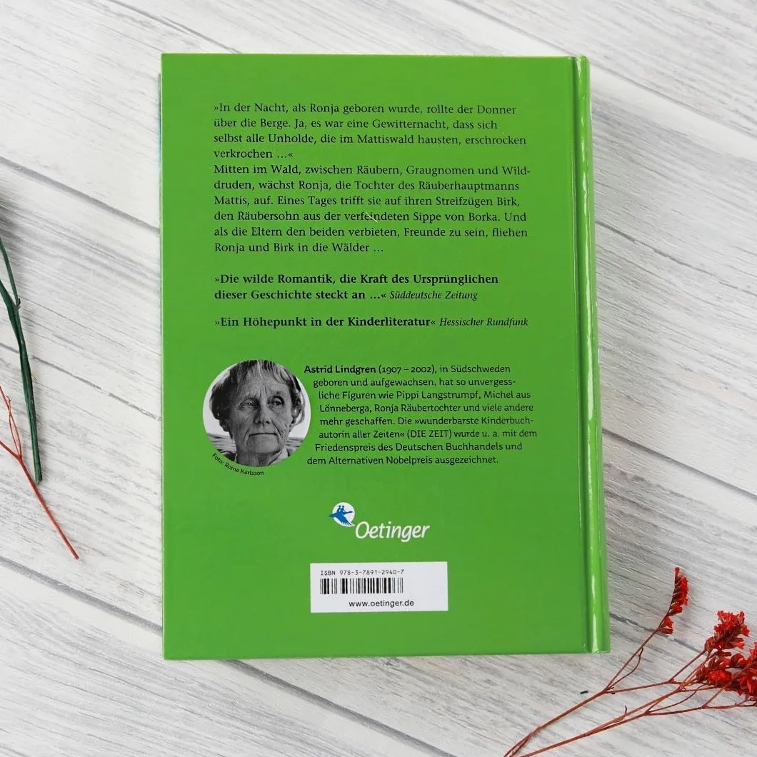 Ronja, Räubertochter: Astrid Lindgren Kinderbuch-Klassiker. Die Abenteuer-Geschichten der Räubertochter über Freundschaft und die Liebe zur Natur. Oetinger Kinderbuch mit Original-Illustrationen ab 9