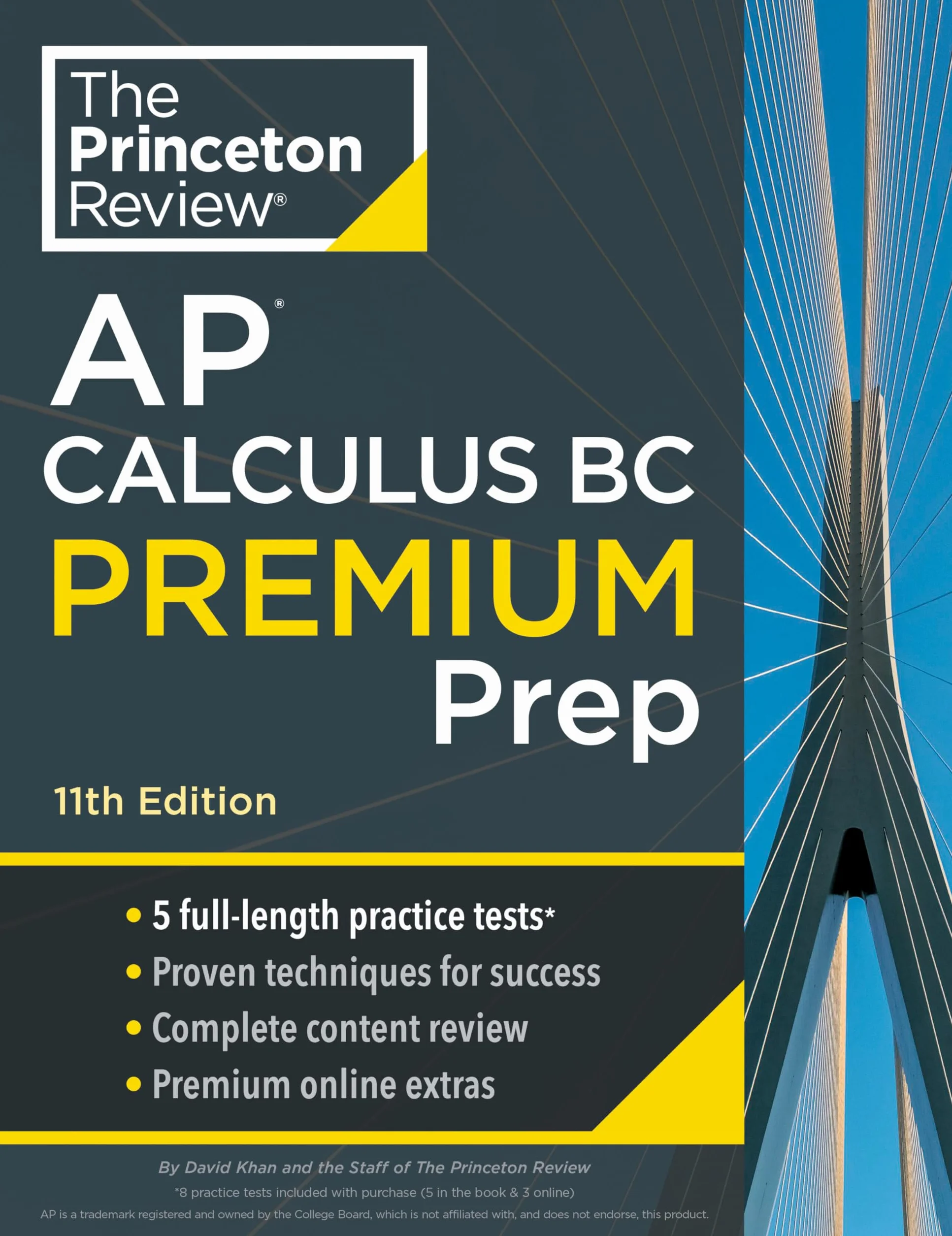 Princeton Review AP Calculus BC Premium Prep, 11th Edition: 5 Practice Tests + Complete Content Review + Strategies & Techniques