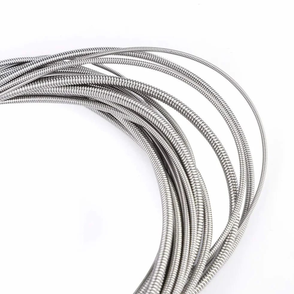Zenithaura Electric Bass Strings, 5 szt. Akcesoria częściowe stali nierdzewnej dla gitarzystów
