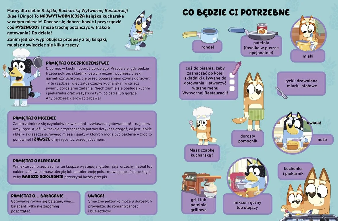 Bluey i Bingo. Książka kucharska Wytwornej Restauracji