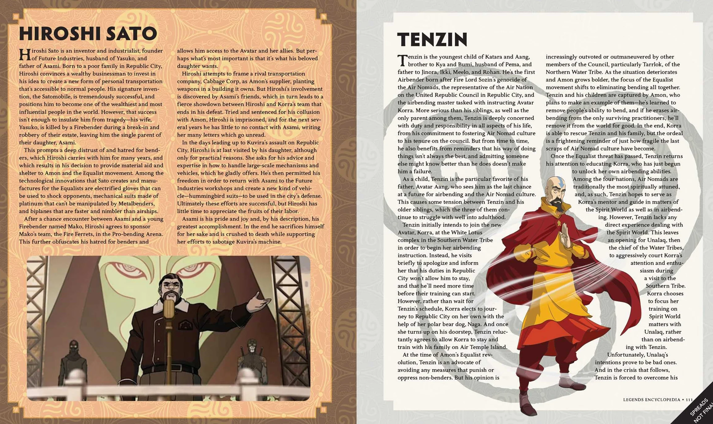 Avatar Legends Character Encyclopedia