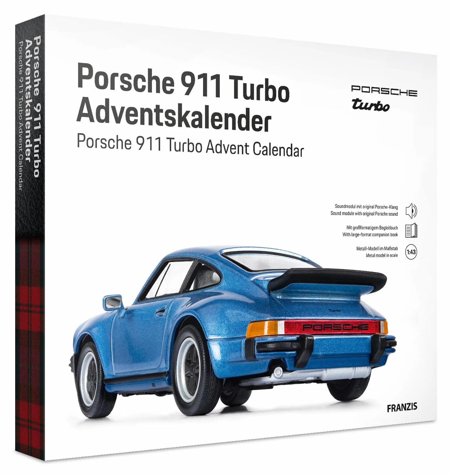 FRANZIS 67221 - Porsche 911 Turbo Adventskalender: Porsche 911 Turbo Advent Calendar