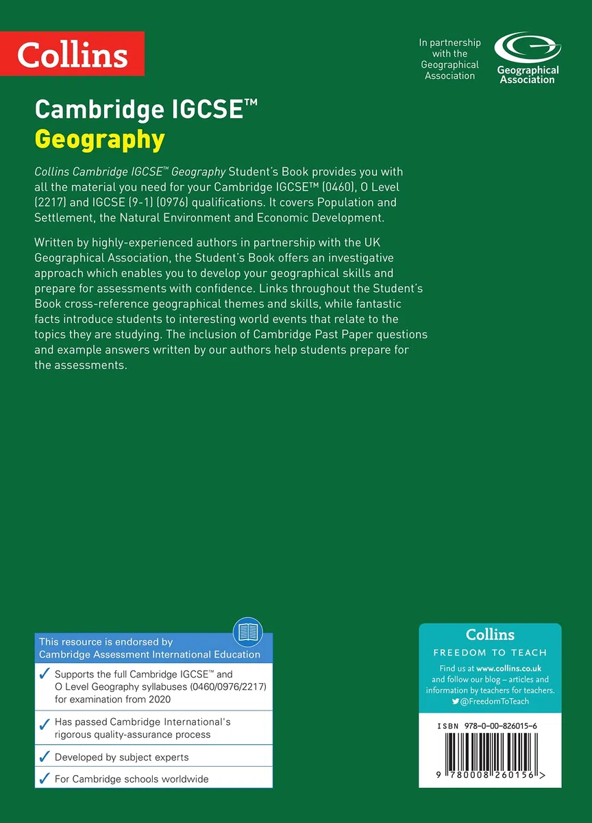 Cambridge IGCSE™ Geography Student's Book
