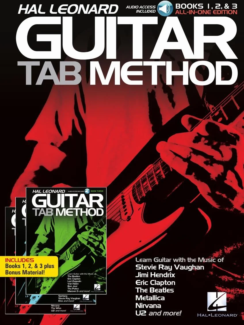 Hal Leonard Guitar Tab Method: Books 1, 2 & 3 All-In-One Edition! Book/Online Audio: All-in-One Edition! Includes Downloadable Audio, Includes Bonus Material!: 1-3