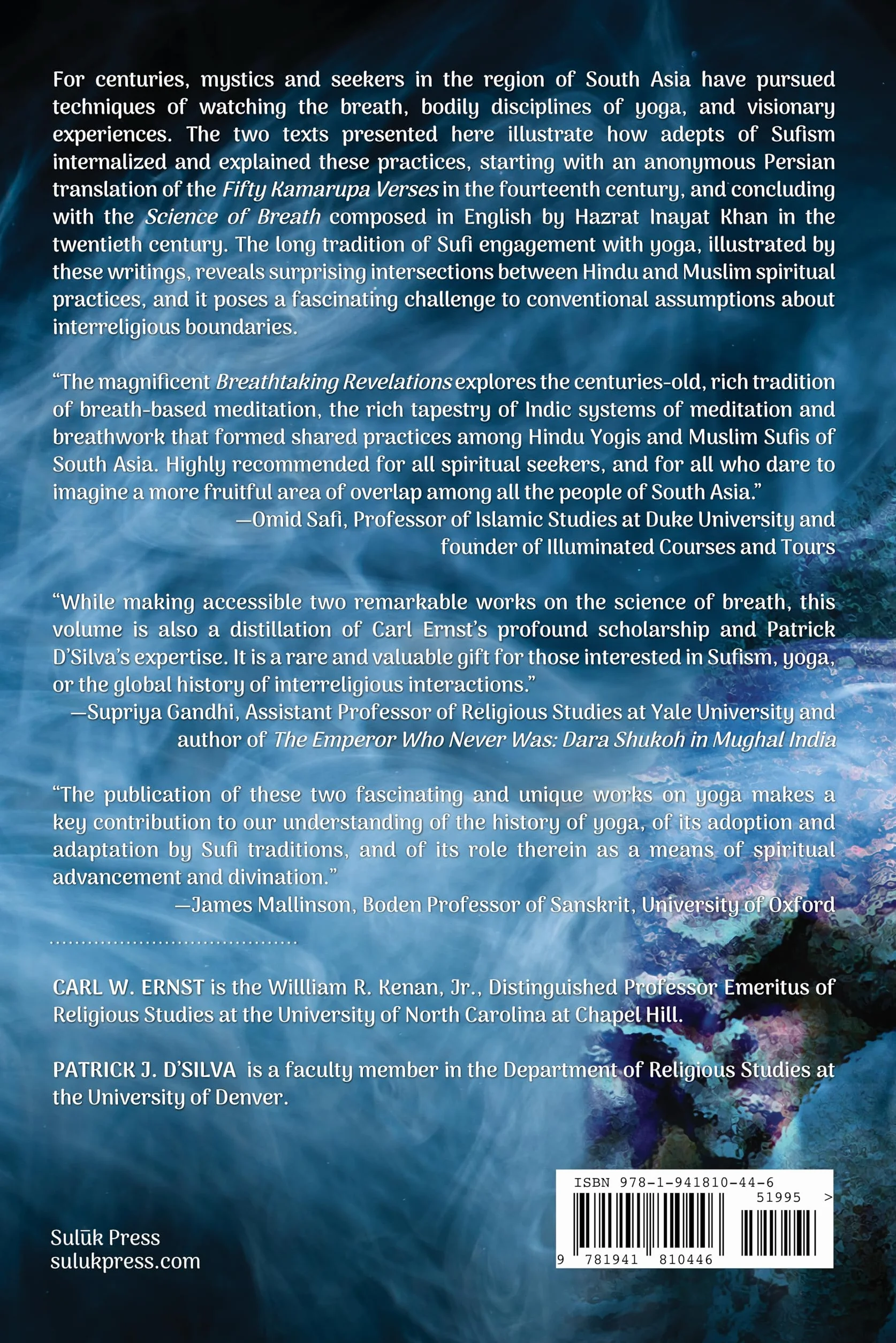 Breathtaking Revelations: The Science of Breath from the "Fifty Kamarupa Verses" to Hazrat Inayat Khan
