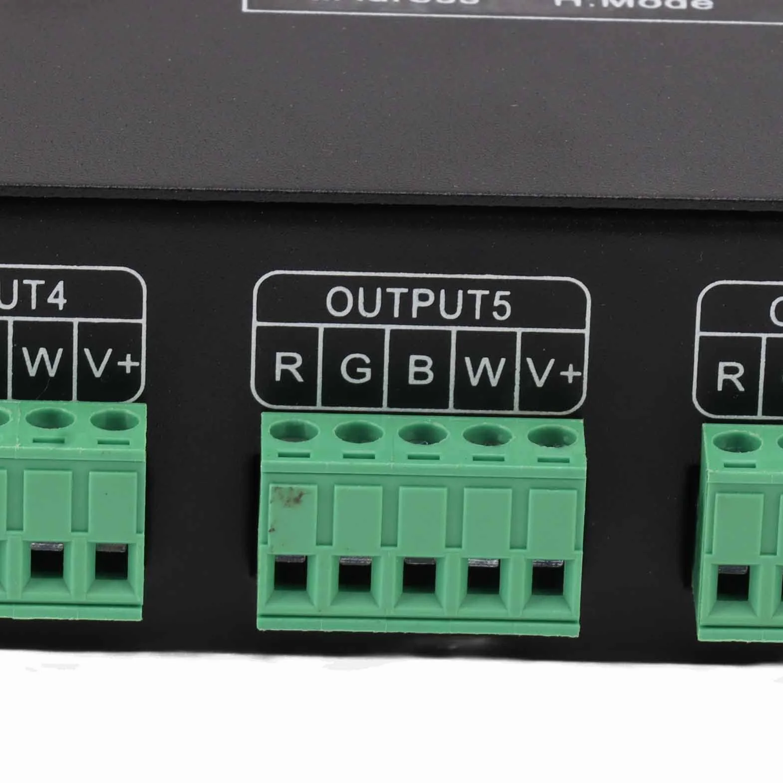 DC5-24V 24-kanałowy dekoder DMX RGBW, sterownik LED do paska scenicznego z funkcją ściemniania i cyfrowym wyświetlaczem, kontroler stałego napięcia