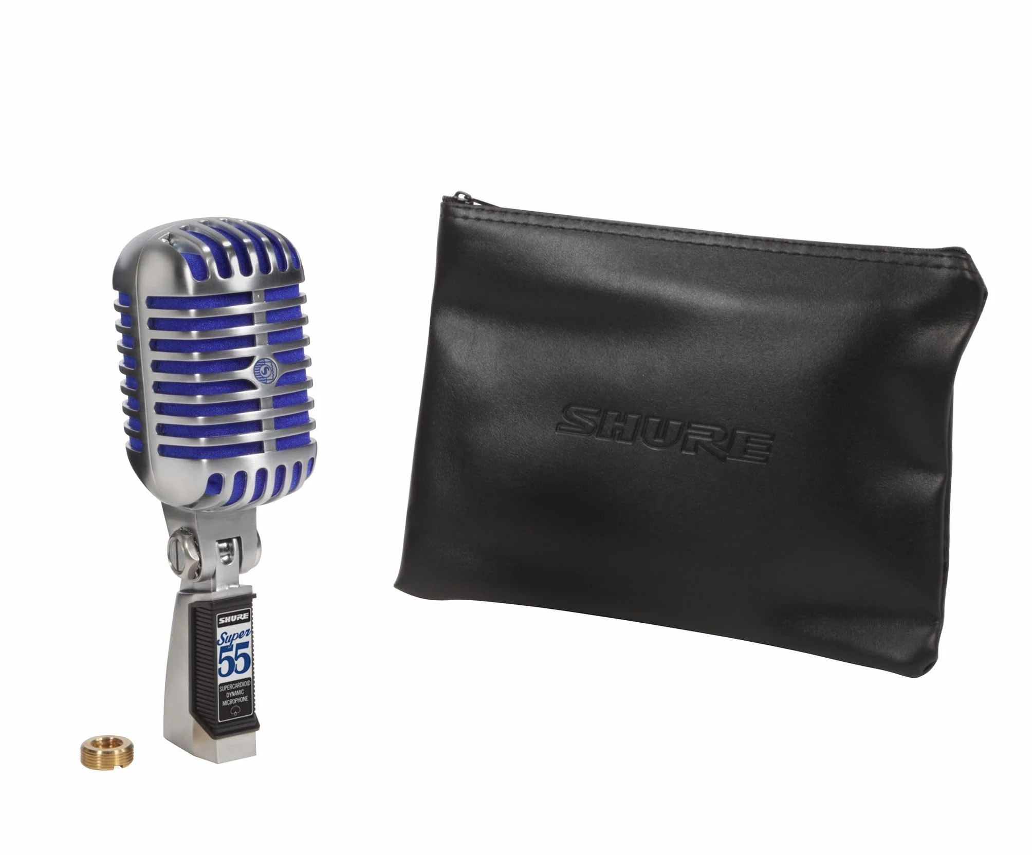 Shure Super 55 Deluxe Mikrofon wokalny - klasyczny kardioidalny dynamiczny mikrofon, kultowy wygląd, klasyczny dźwięk