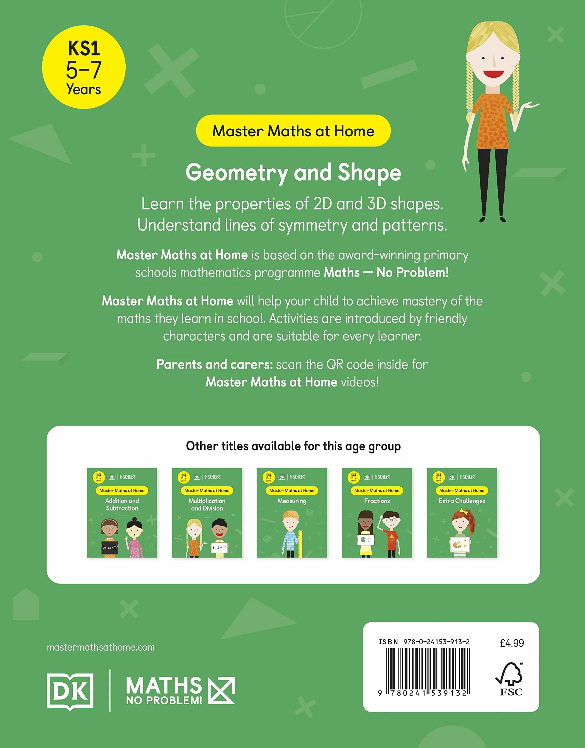 Maths ― No Problem! Geometry and Shape, Ages 5-7 (Key Stage 1) (Master Maths At Home)