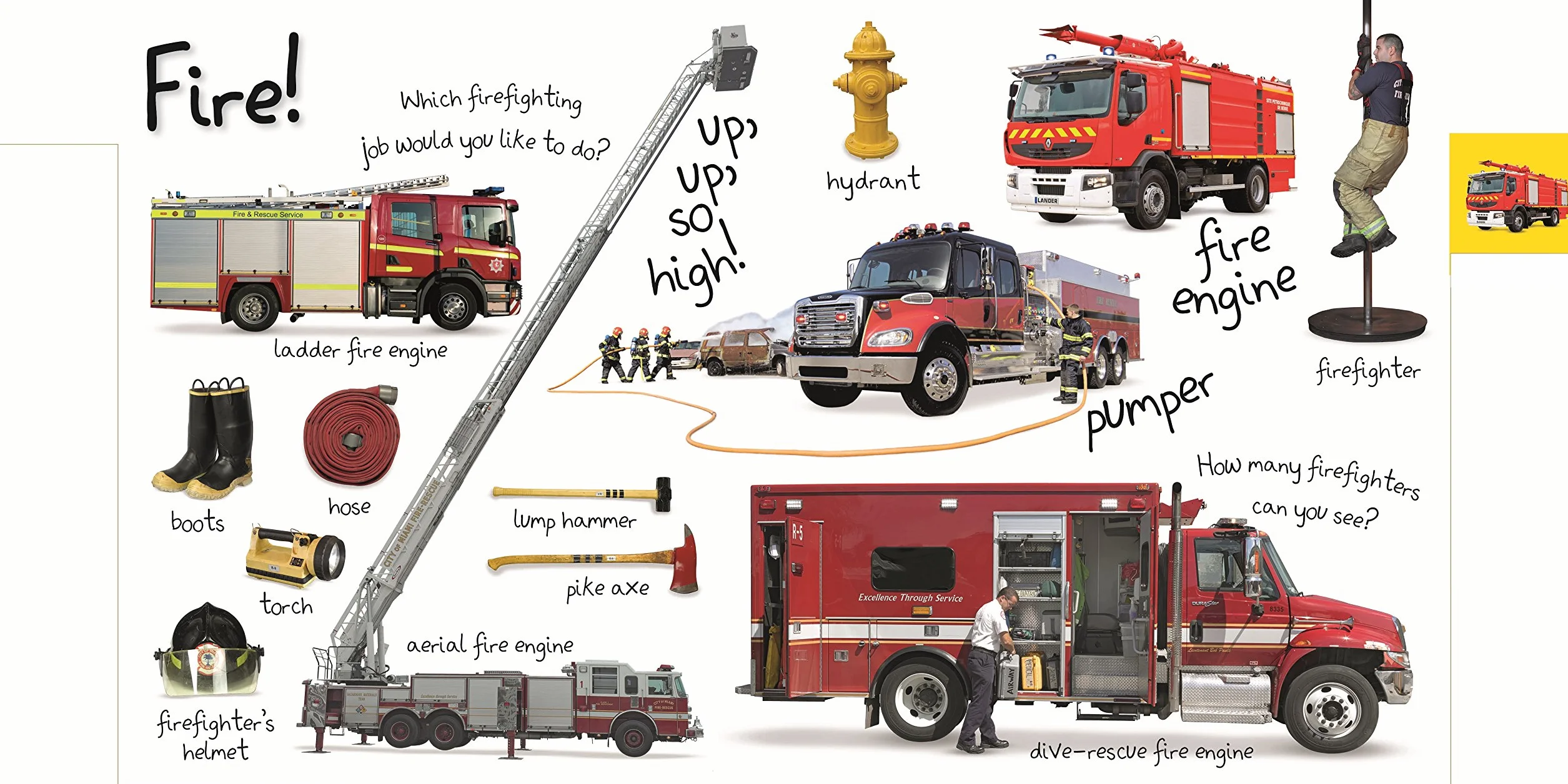 My First Trucks and Diggers Let's Get Driving (My First Tabbed Board Book)