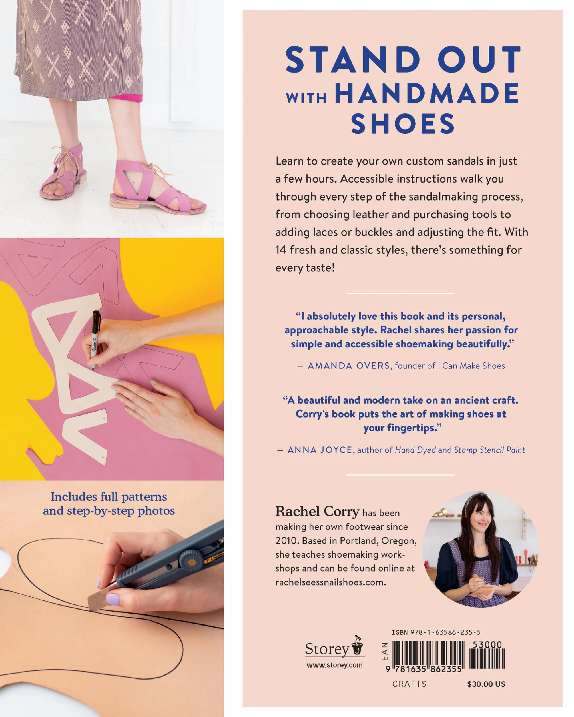 The Sandalmaking Workshop: Make Your Own Mary Janes, Crisscross Sandals, Mules, Fisherman Sandals, Toe Slides, and More