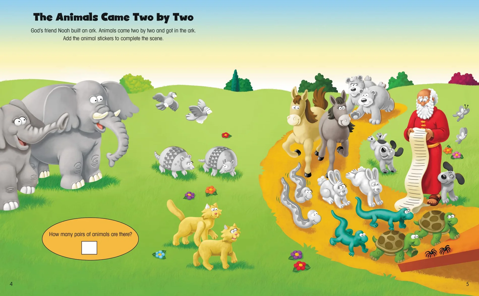 The Beginner's Bible Animals of the Bible Sticker and Activity Book