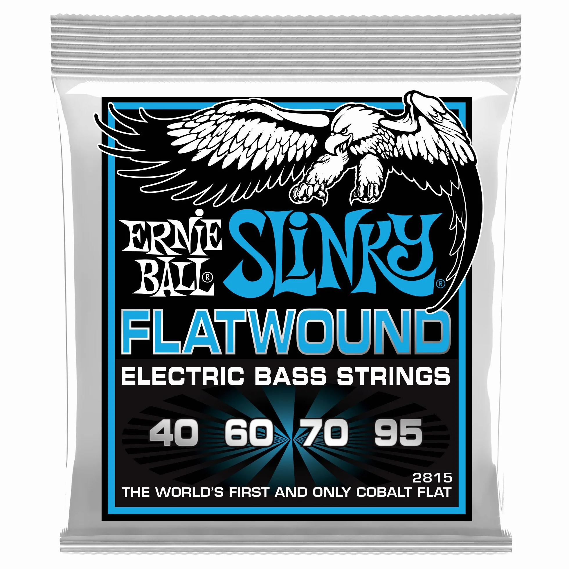 Ernie Ball Extra Slinky Flatwound Electric Bass Strings - 40-95 Gauge