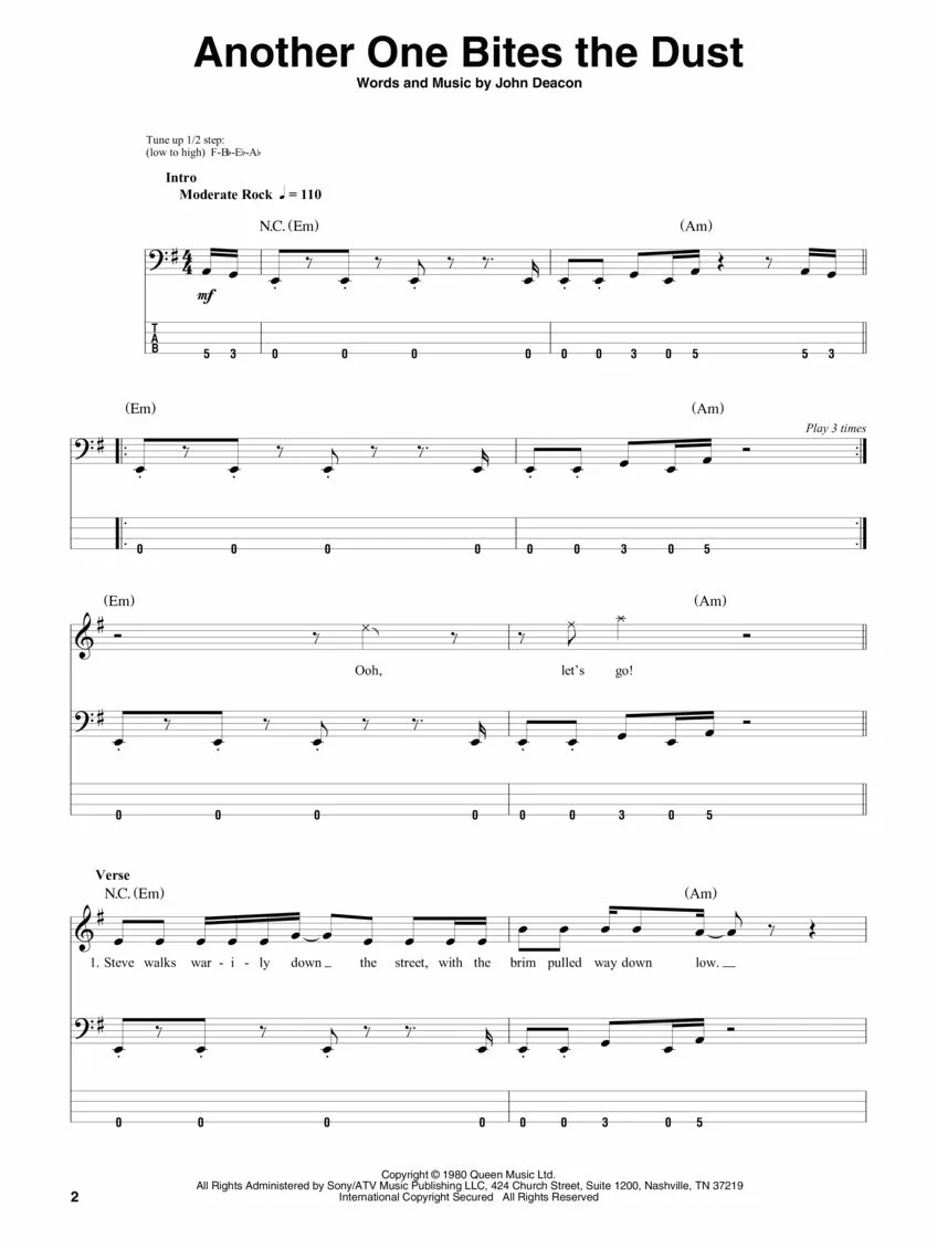 Queen: Bass Play-Along Volume 39 (Book/Online Audio)