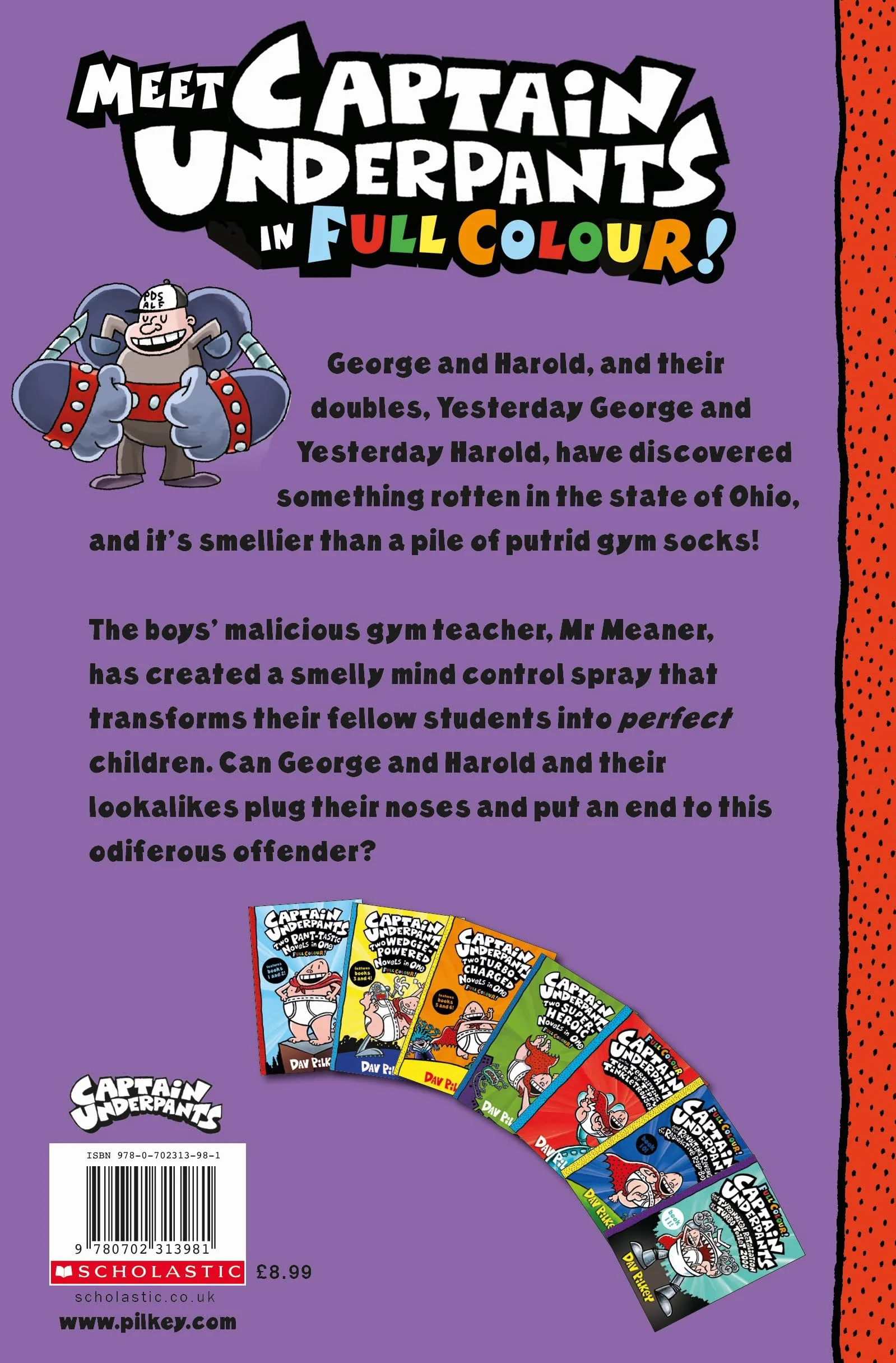Captain Underpants and the Sensational Saga of Sir Stinks-a-Lot Colour: 12