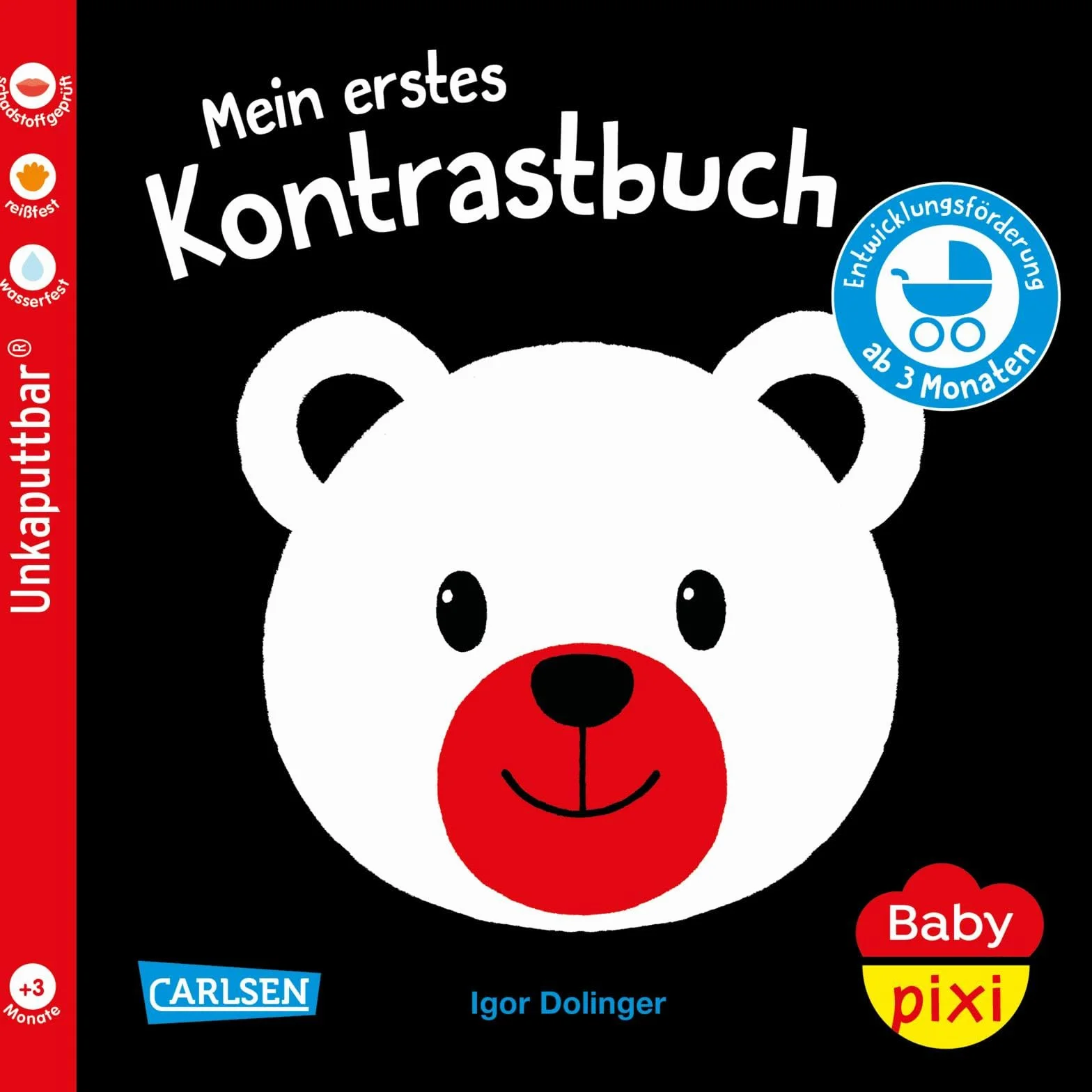 Baby Pixi 156 Mein erstes Kontrastbuch ab 3 Monaten wasserfest reißfest
